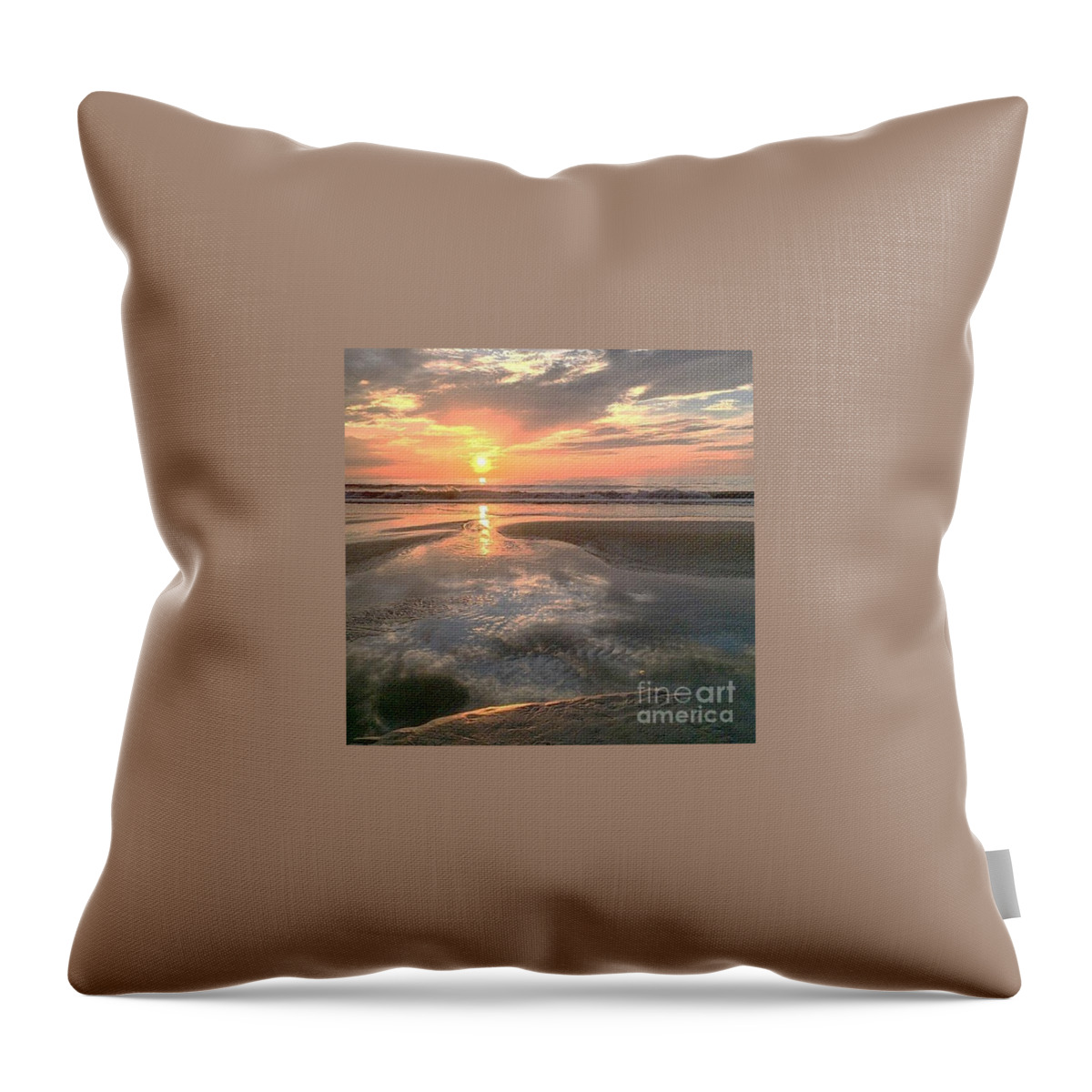  Throw Pillow featuring the photograph Pouring out by LeeAnn Kendall