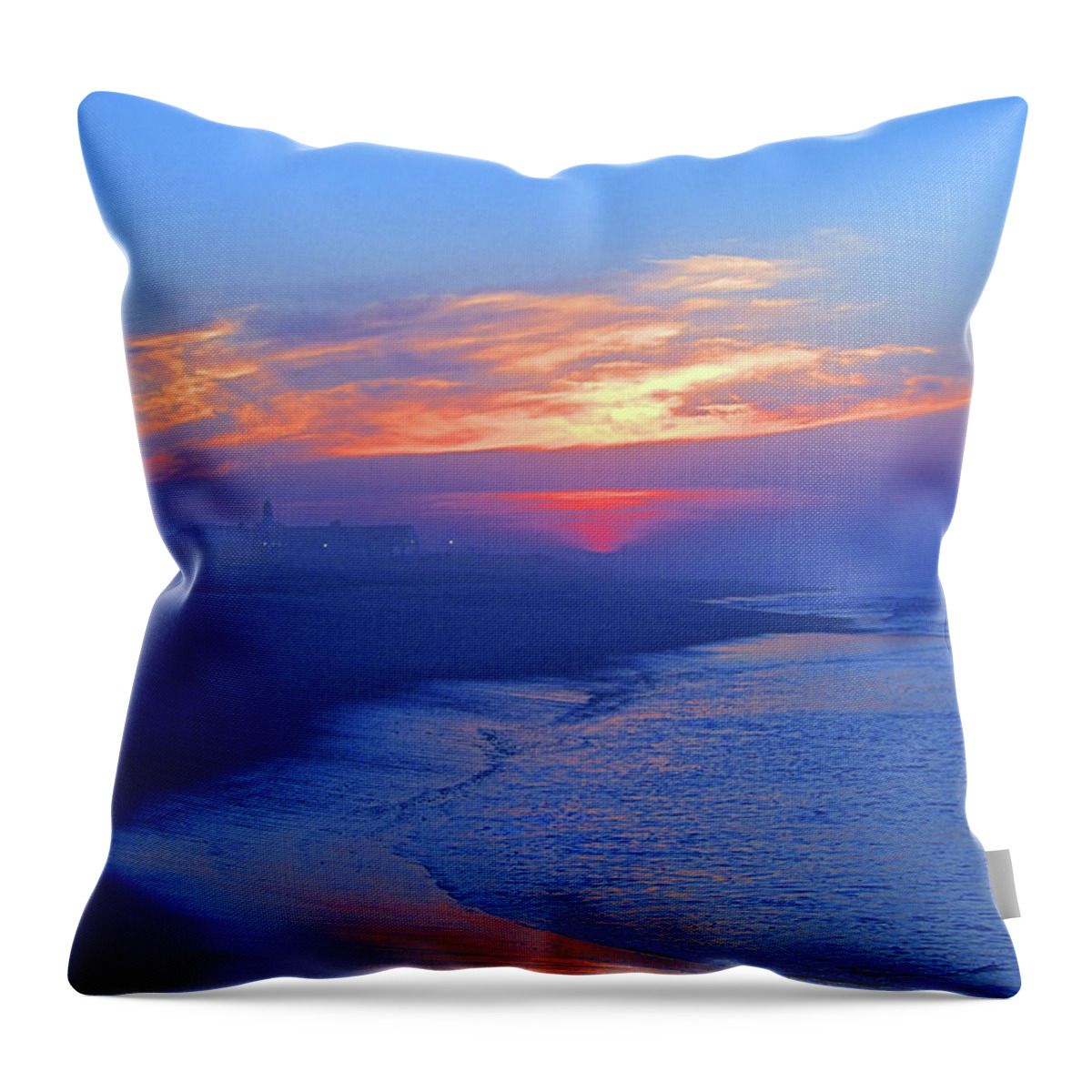 Seas Throw Pillow featuring the photograph Pre Dawn I I by Newwwman