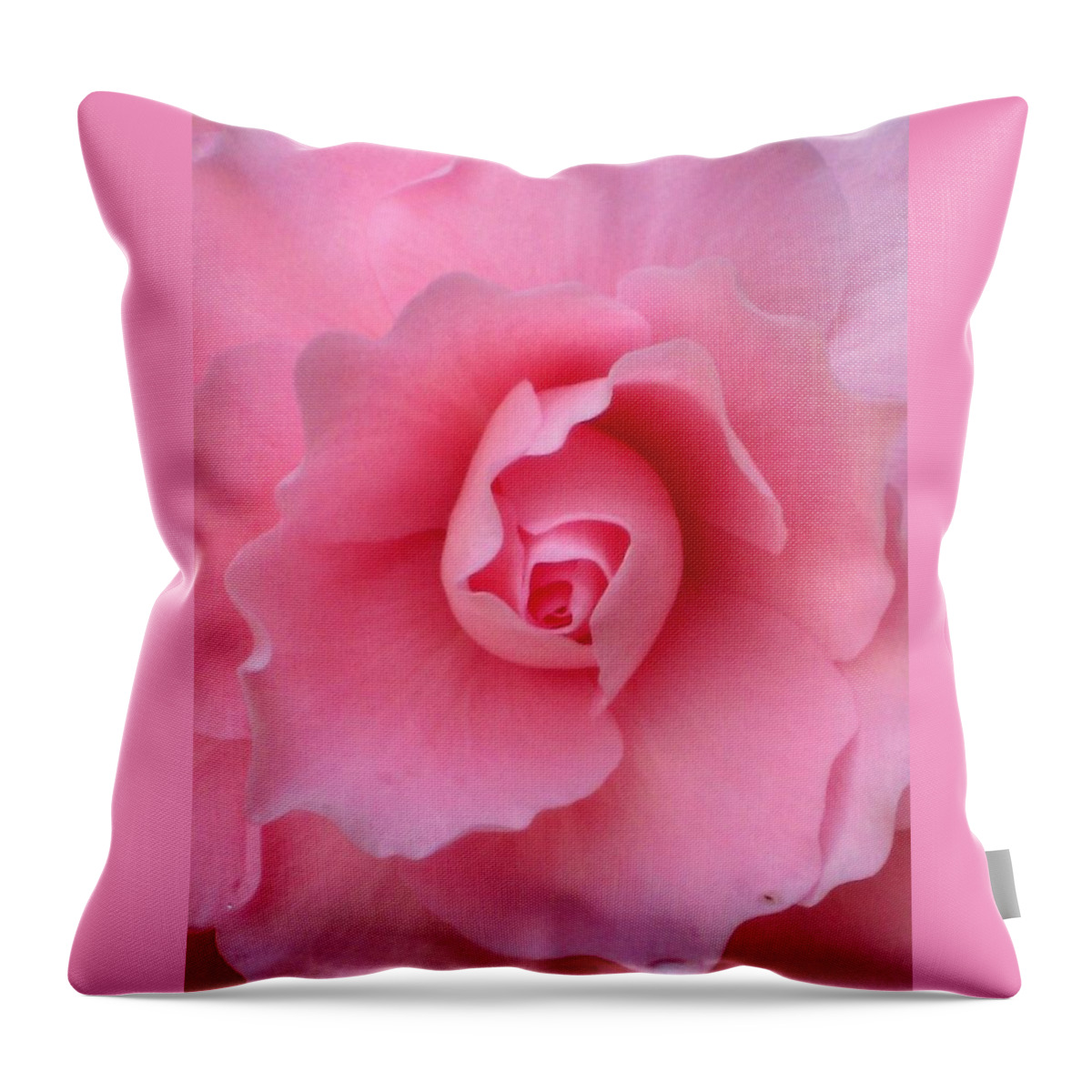 Floral Throw Pillow featuring the photograph Pretty in Pink by Marla Gilbertson