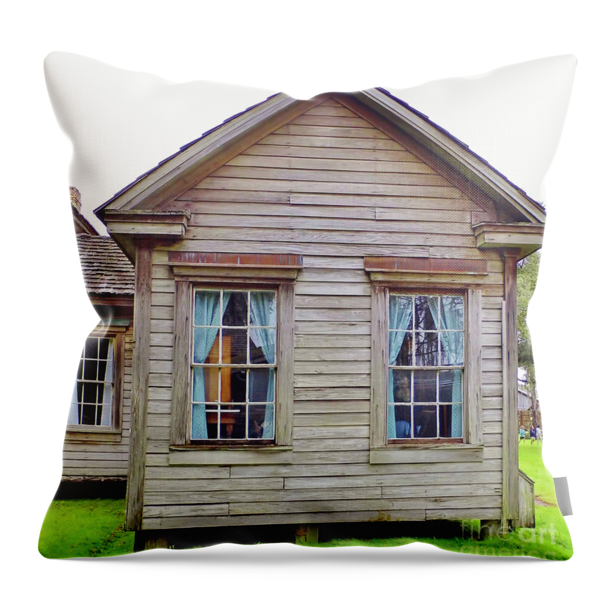 Window Throw Pillow featuring the photograph Pretty Windows by D Hackett
