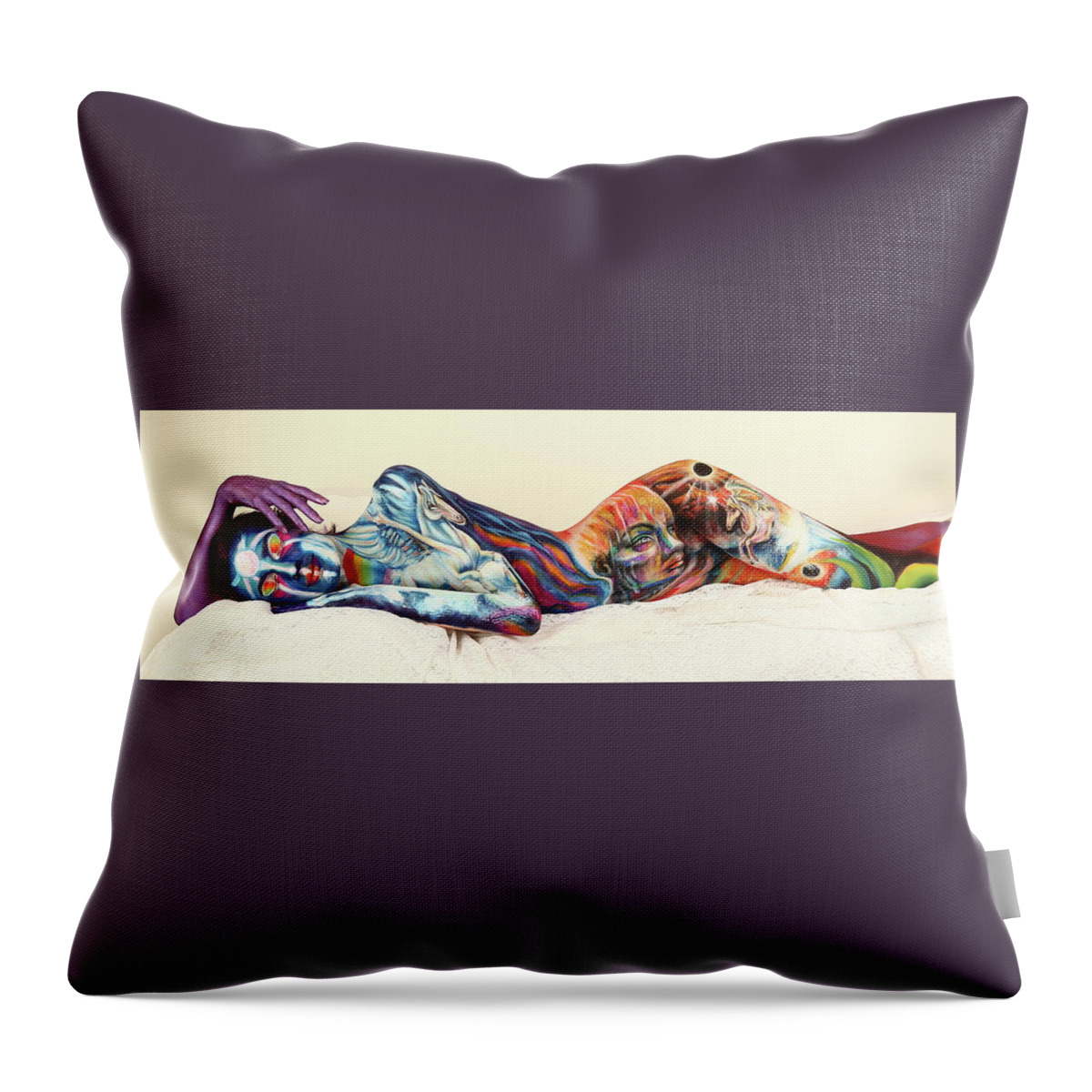 Pride Throw Pillow featuring the photograph Pride 1 by Angela Rene Roberts and Cully Firmin