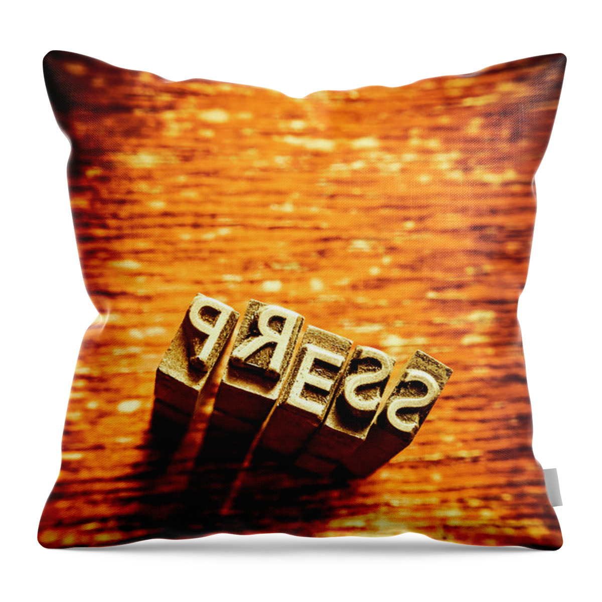 Press Throw Pillow featuring the photograph Print media by Jorgo Photography