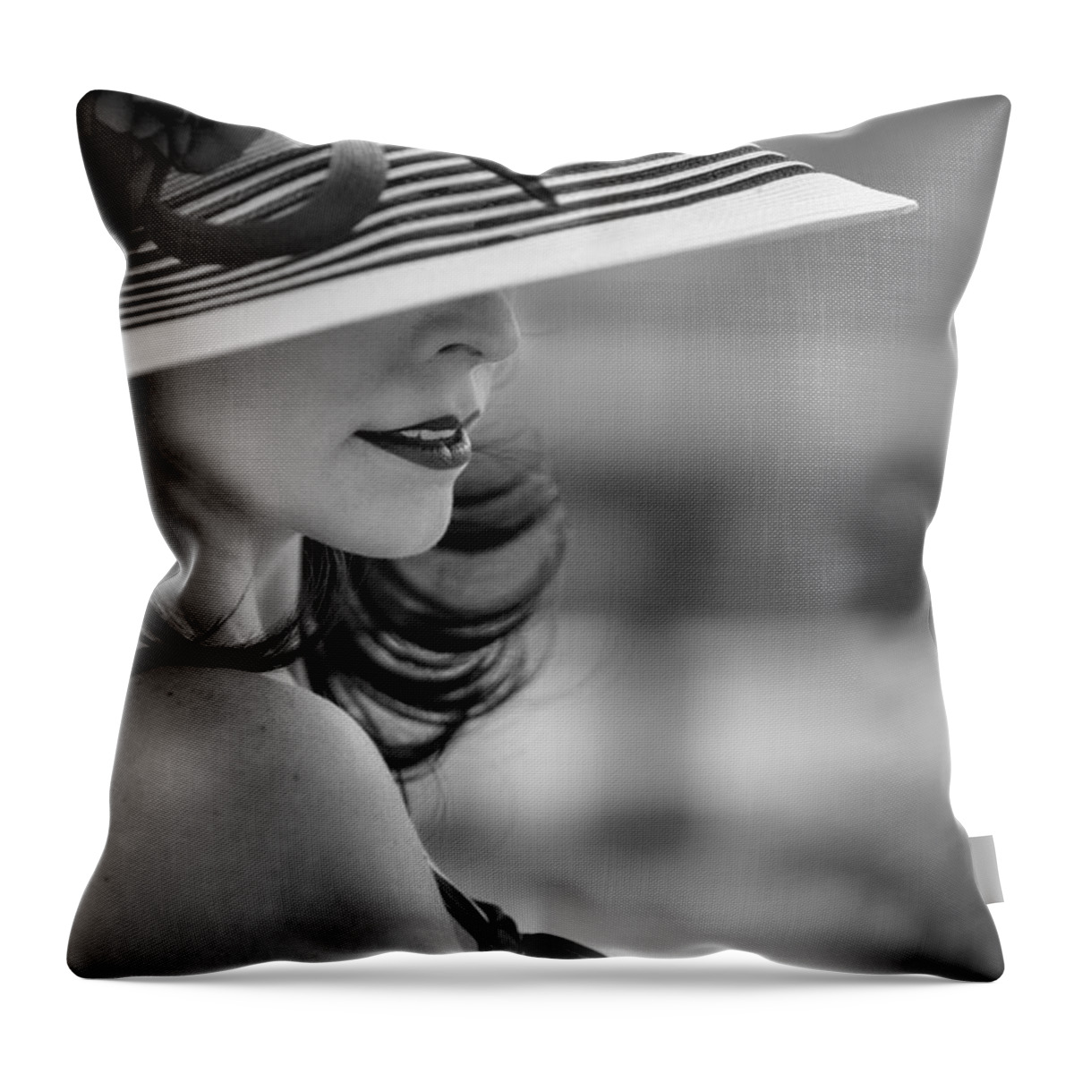 Profile Throw Pillow featuring the photograph Profile by Linda Blair