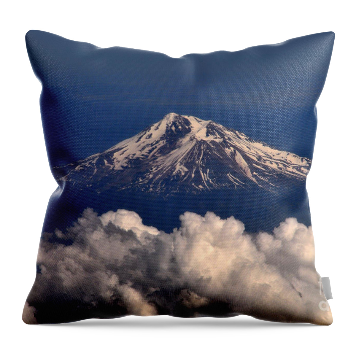 Mountain Throw Pillow featuring the photograph Prominence by Stevyn Llewellyn