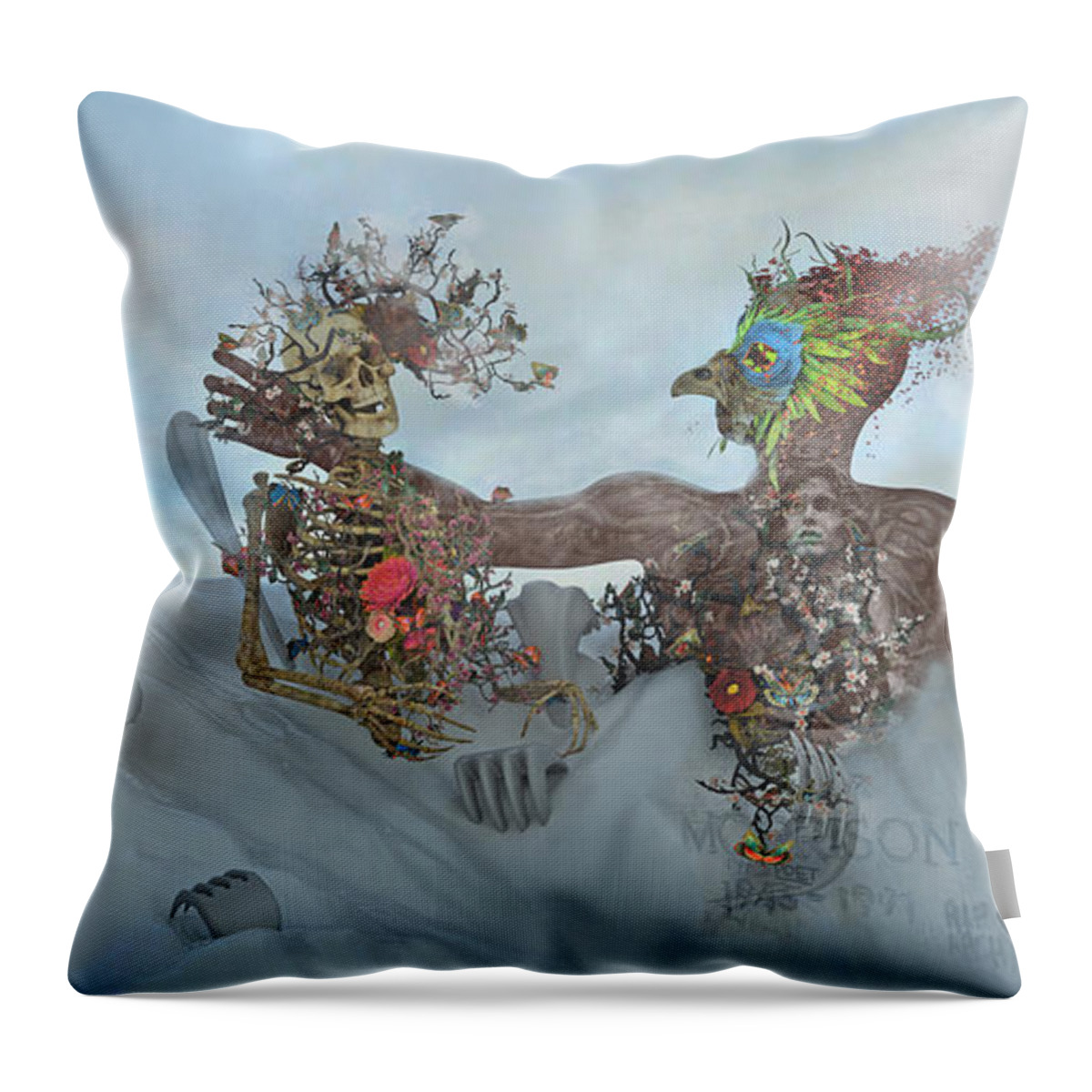 3d Throw Pillow featuring the digital art Proud to Be a Part of This Number by Betsy Knapp