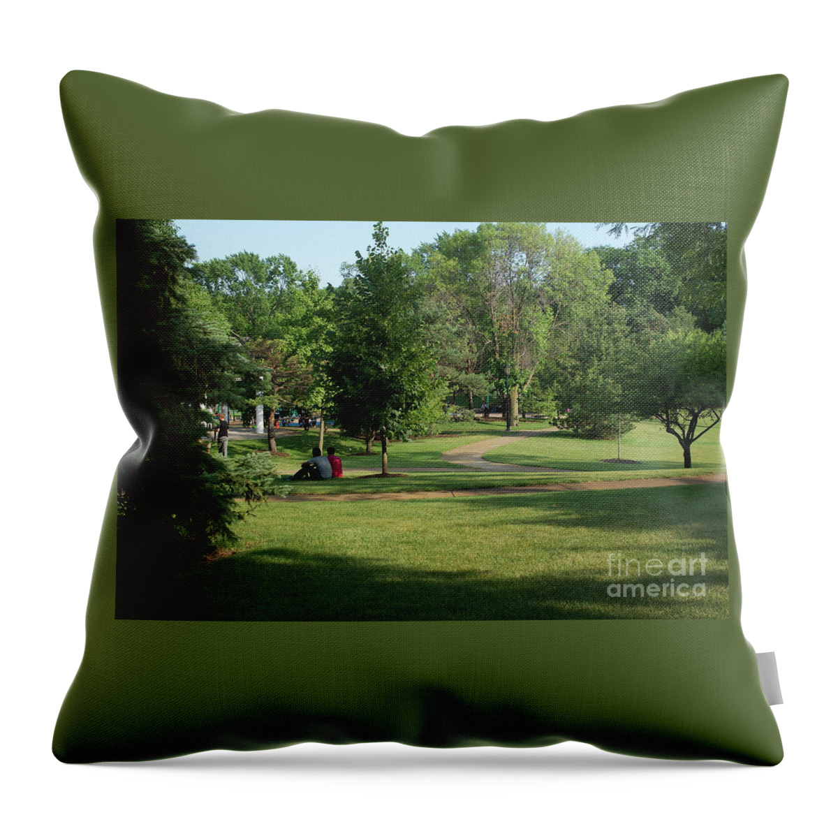 Recreation Throw Pillow featuring the photograph Quality Time by Frank J Casella