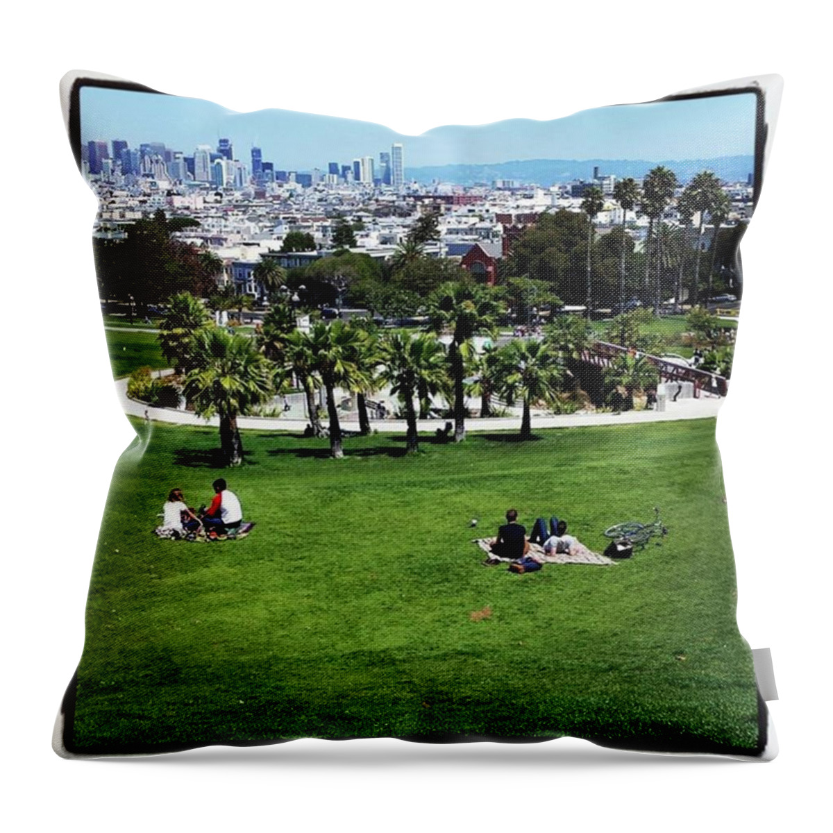 Doloresgaybeach Throw Pillow featuring the photograph Quiet At #doloresgaybeach by Mr Photojimsf