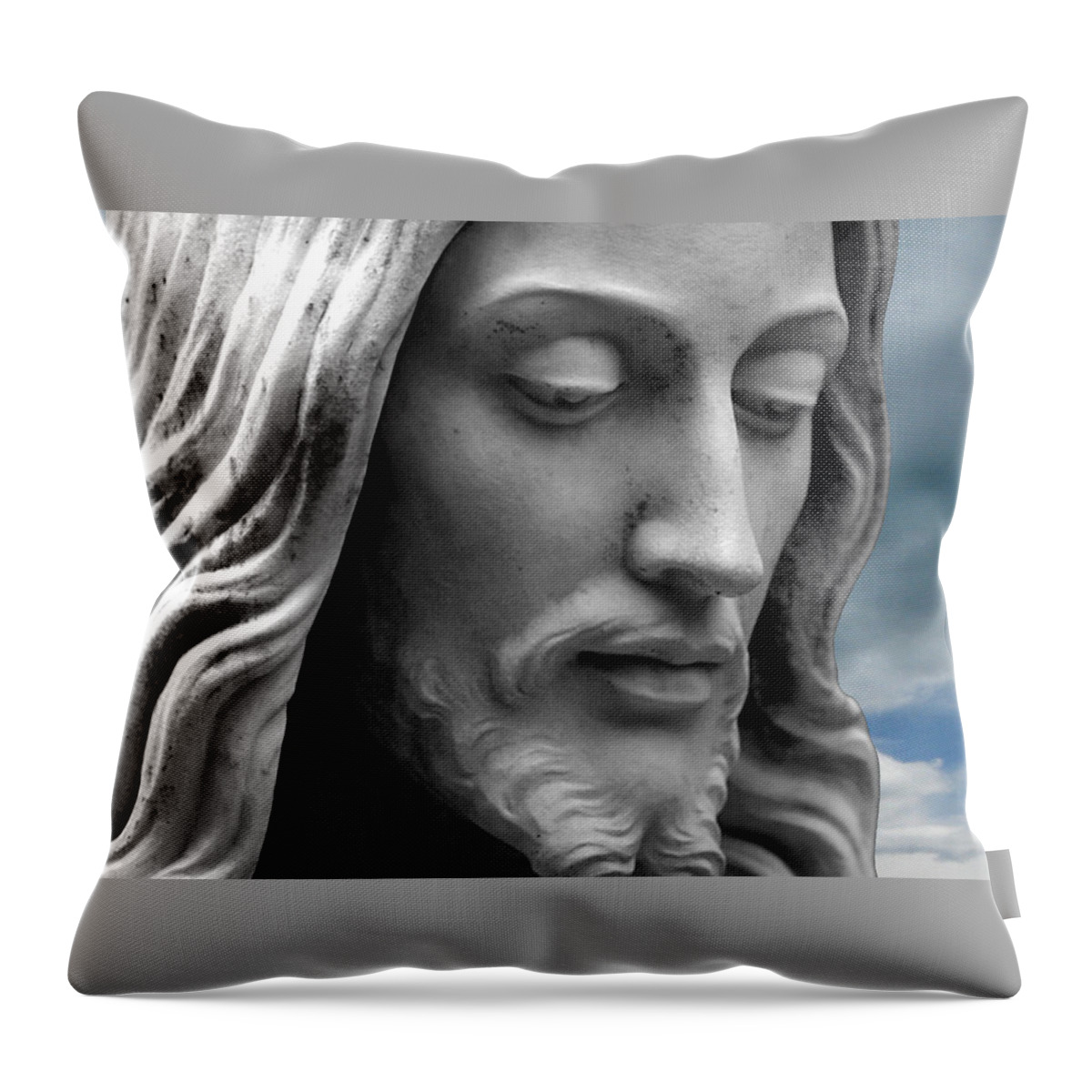 Jesus Throw Pillow featuring the photograph Quiet Time by Munir Alawi