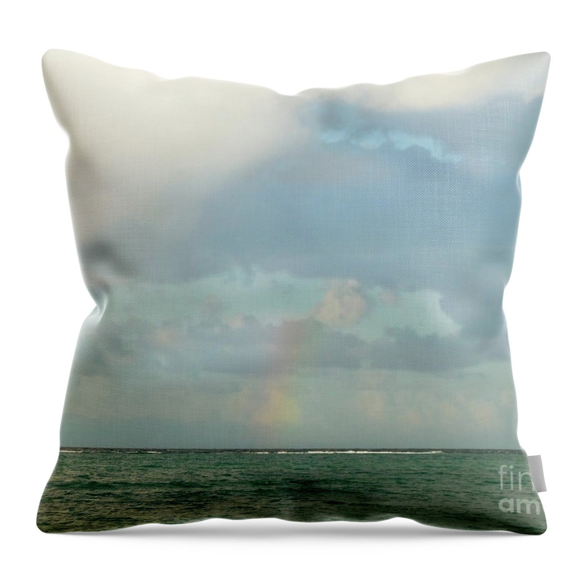Photography Throw Pillow featuring the photograph Rainbow 1 by Francesca Mackenney