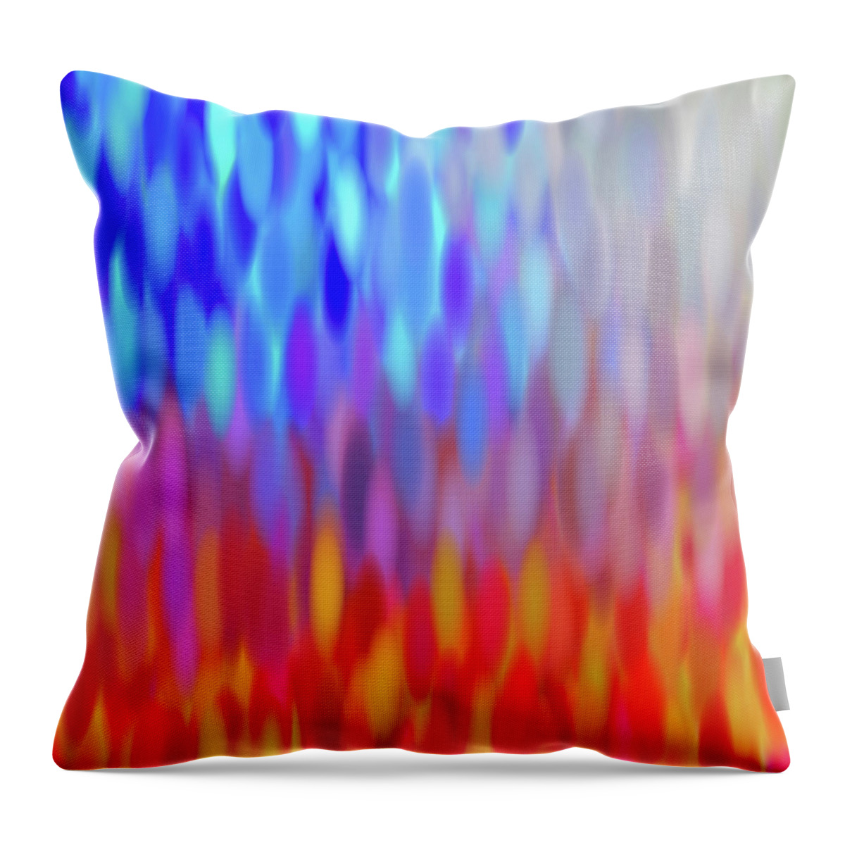 Raindrops No.1 Throw Pillow featuring the digital art raindrops No.1 by Tom Druin