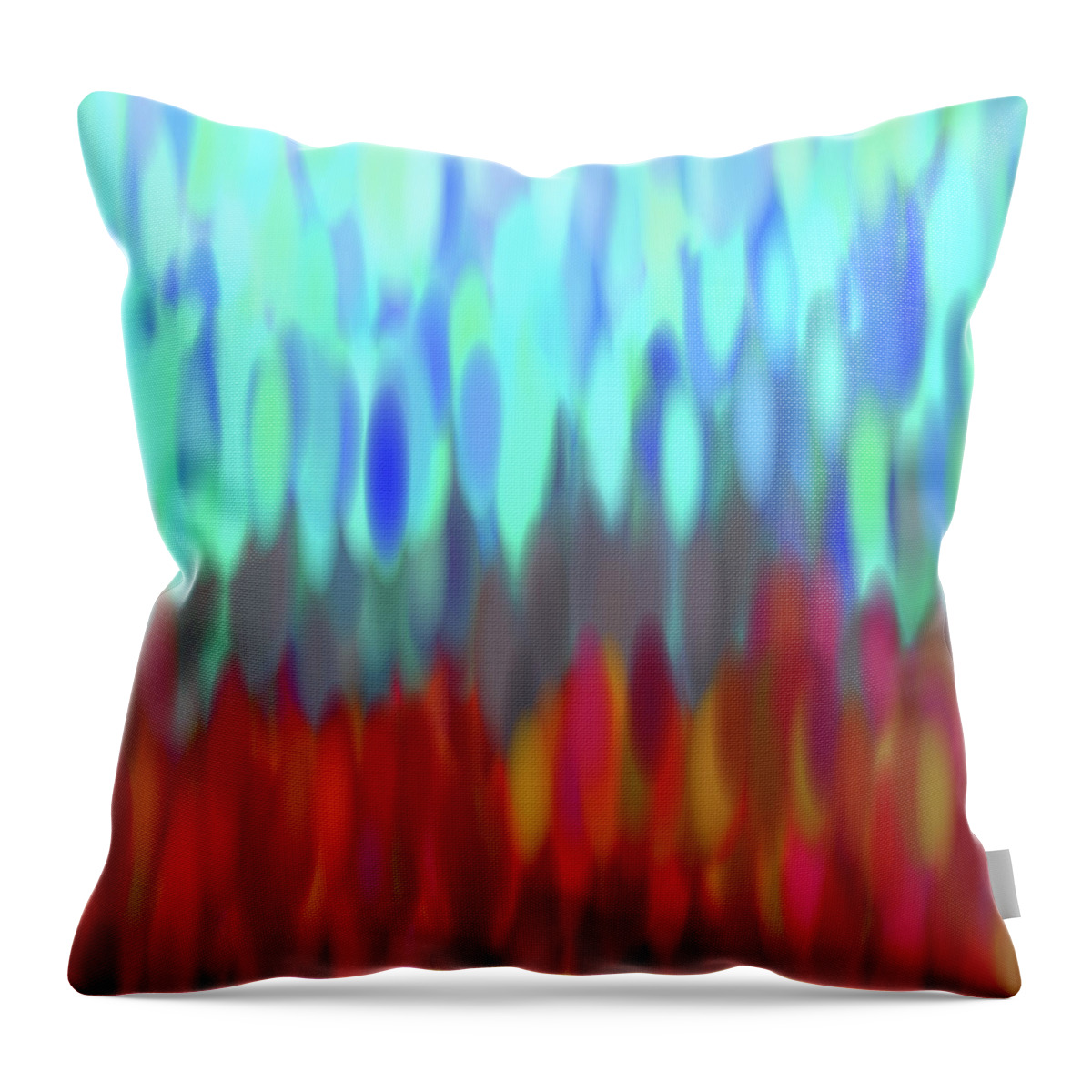 Raindrop No.2 Throw Pillow featuring the digital art raindrop No.2 by Tom Druin