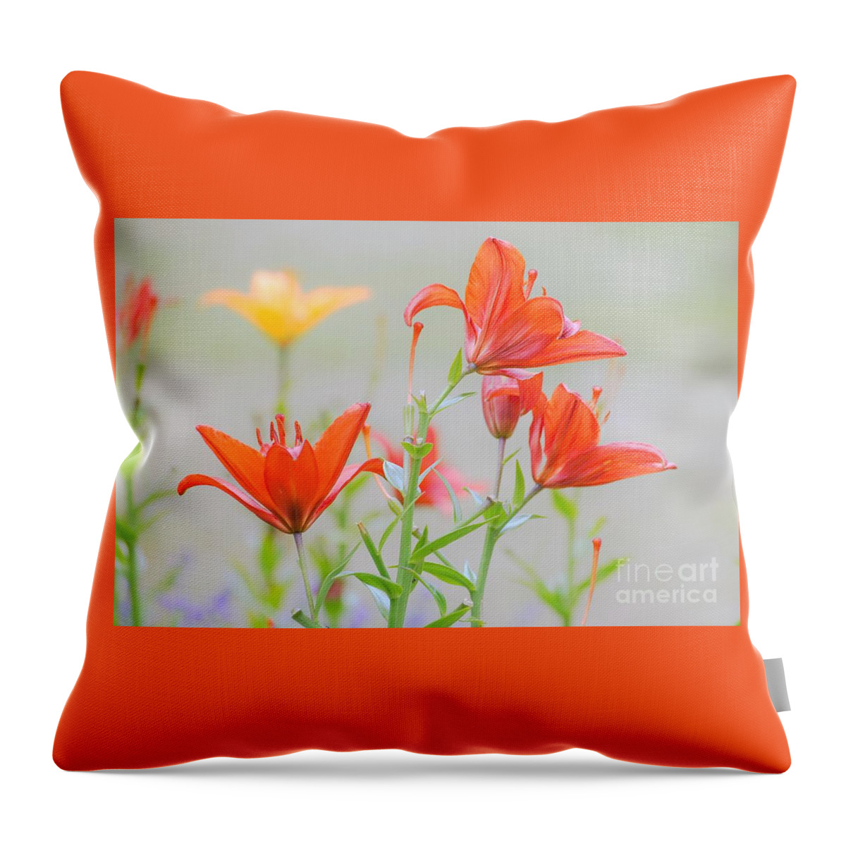 Flowers Throw Pillow featuring the photograph Reaching Higher by Merle Grenz