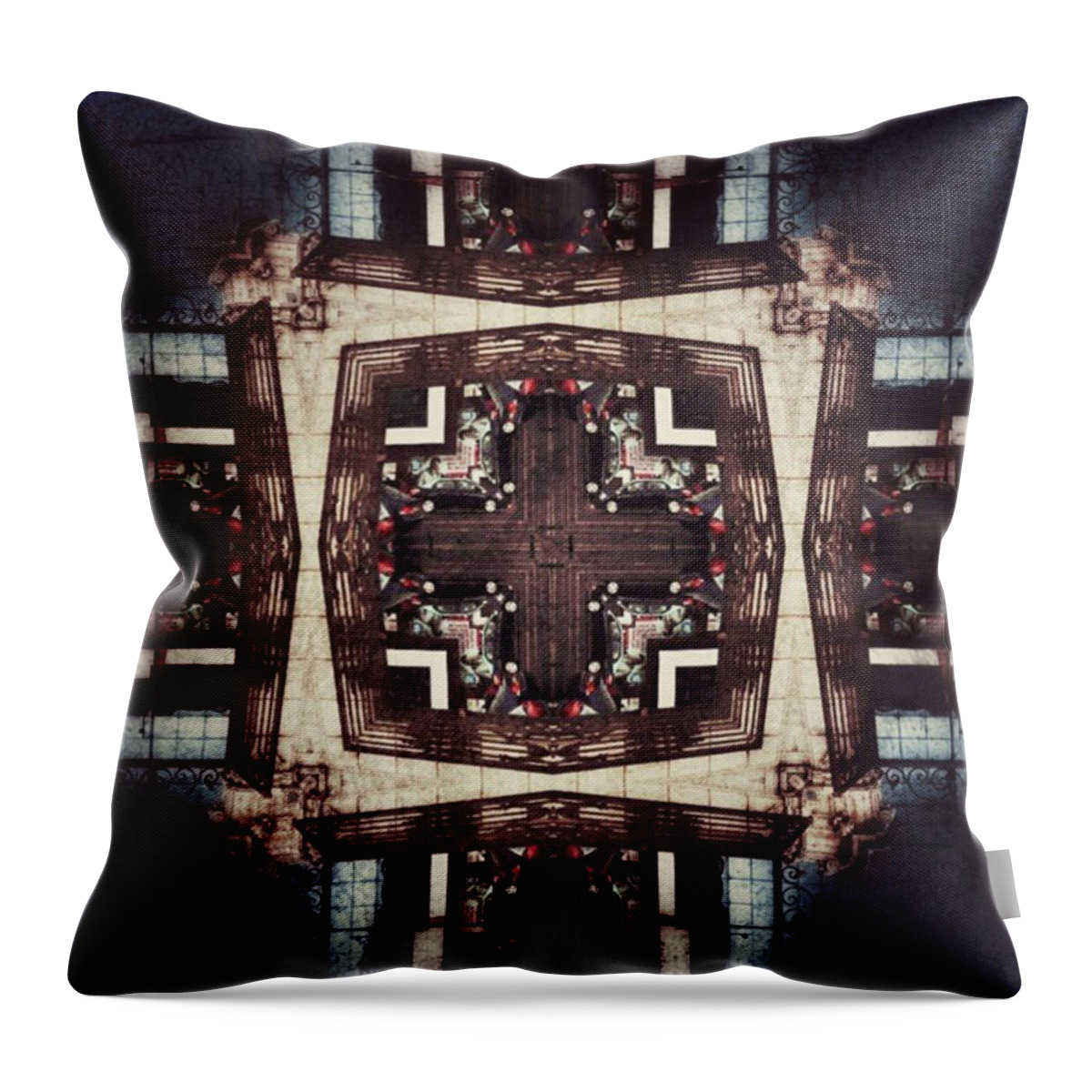 Buildings Throw Pillow featuring the photograph Real One by Jorge Ferreira