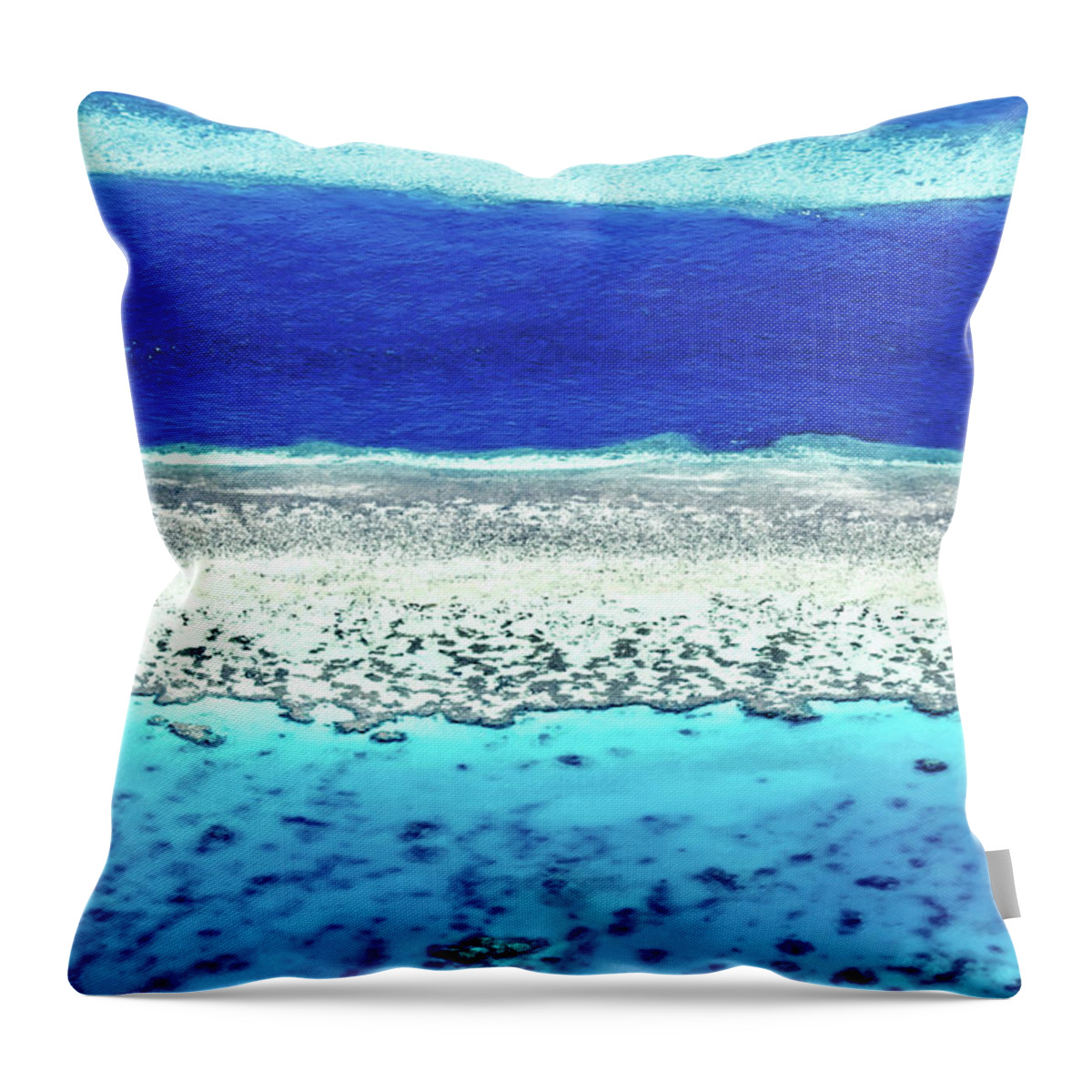 Australia Throw Pillow featuring the photograph Reefs Edge by Az Jackson