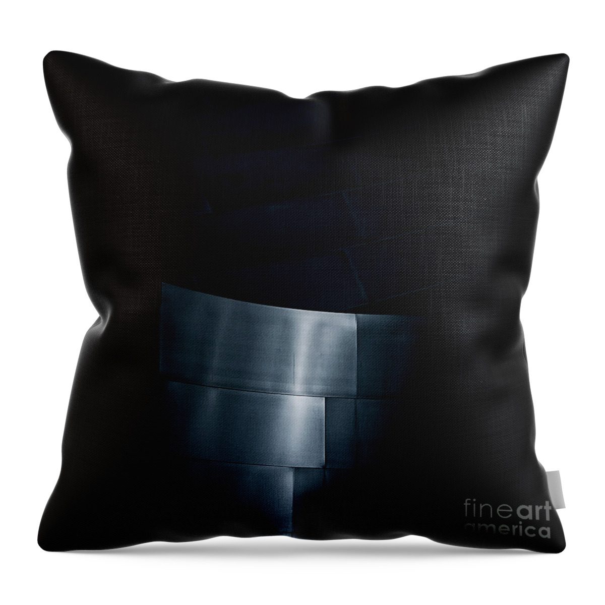 Disney Performing Arts Center Throw Pillow featuring the photograph Reflecting on Gehry by Doug Sturgess