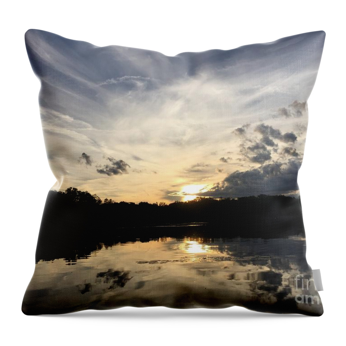 Sky Throw Pillow featuring the photograph Reflecting Upon the Sky by Jason Nicholas