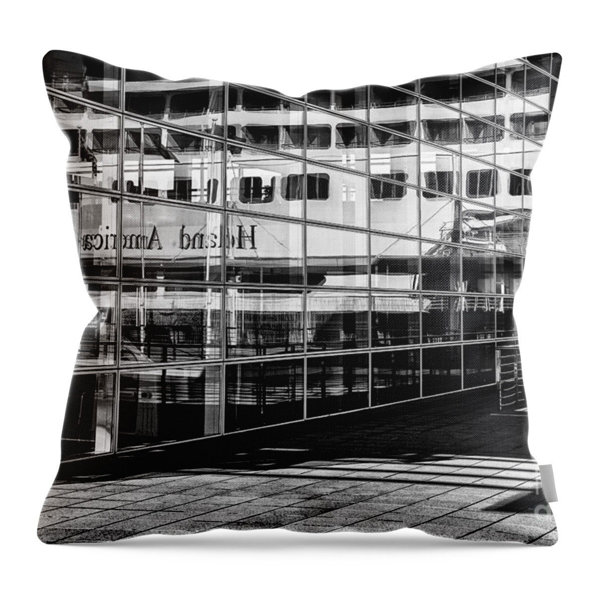 Reflections Throw Pillow featuring the photograph Reflection and Shadows of Doubt by Rene Triay FineArt Photos