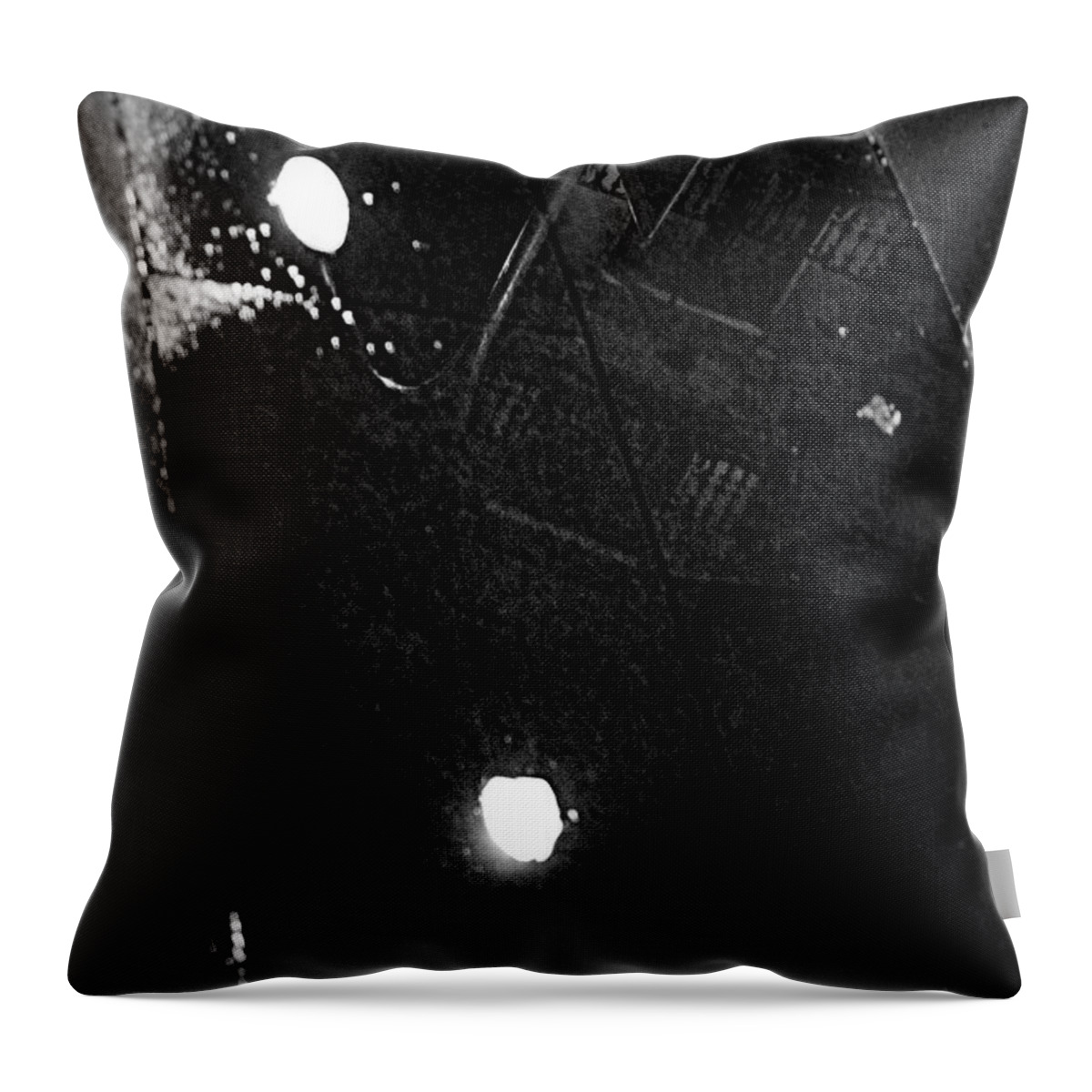 Street Throw Pillow featuring the photograph Reflection of wet street by Agusti Pardo Rossello