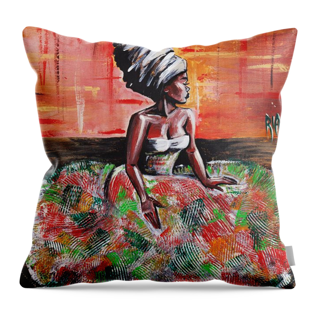 Stress Throw Pillow featuring the photograph Tranquil Moments #1 by Artist RiA