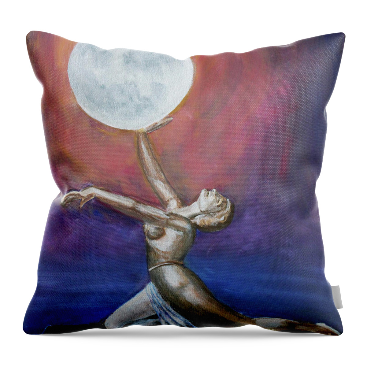 Still Life Throw Pillow featuring the painting Strength Of A Women by Lyric Lucas
