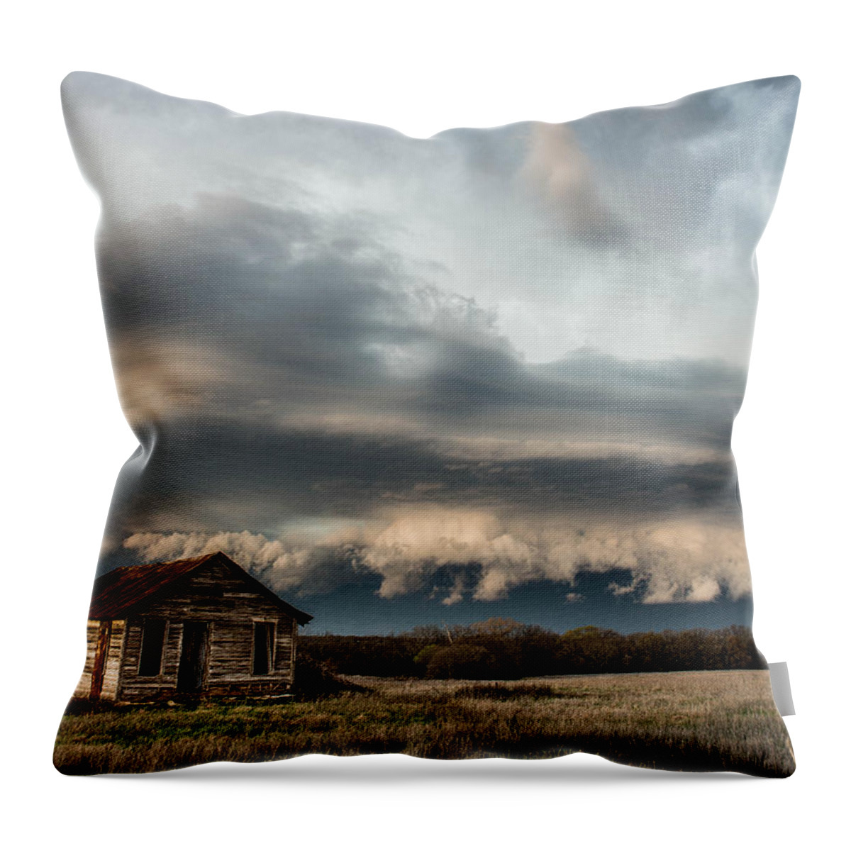 Storm Throw Pillow featuring the photograph Riders on the Storm by Marcus Hustedde