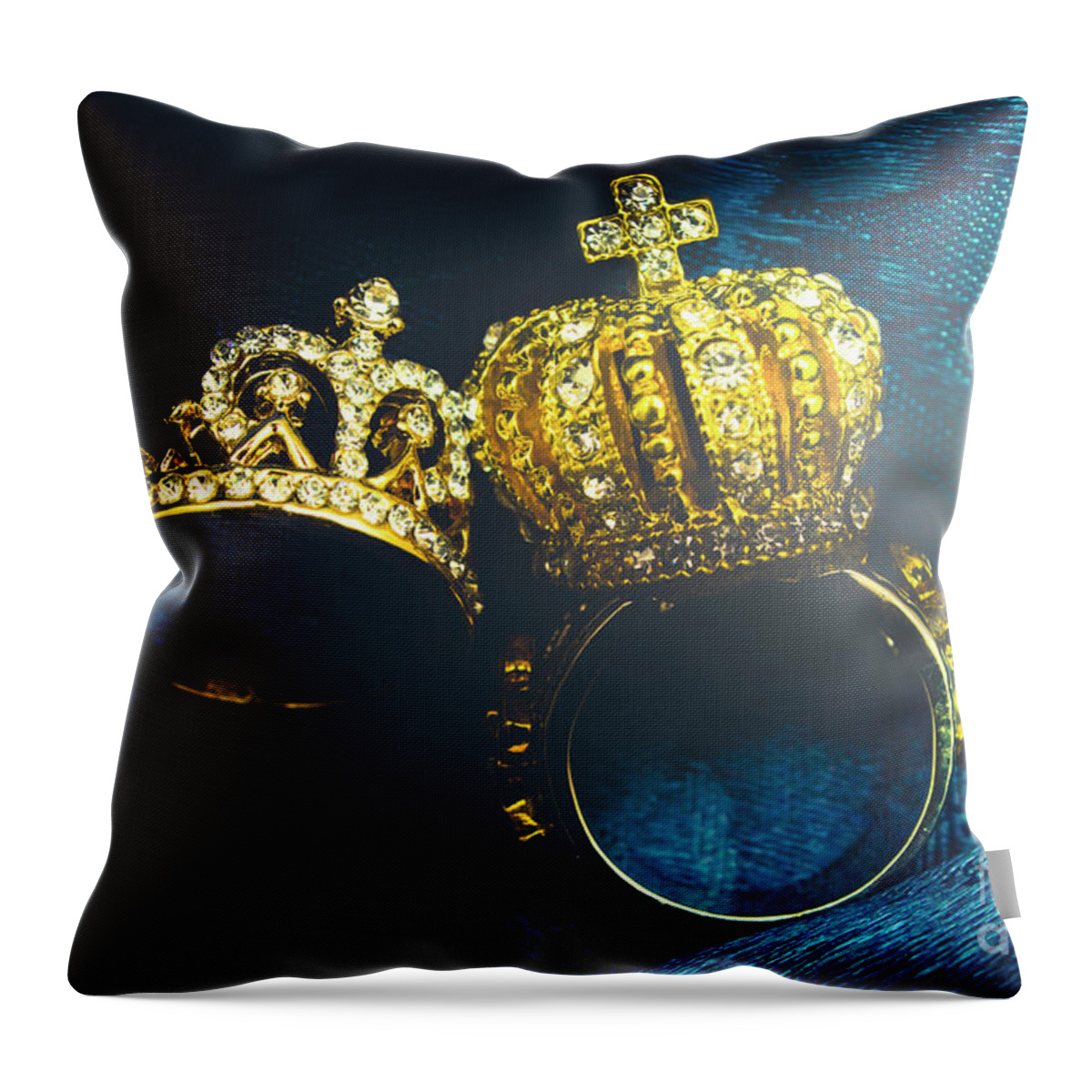 Royal Throw Pillow featuring the photograph Rings of nobility by Jorgo Photography