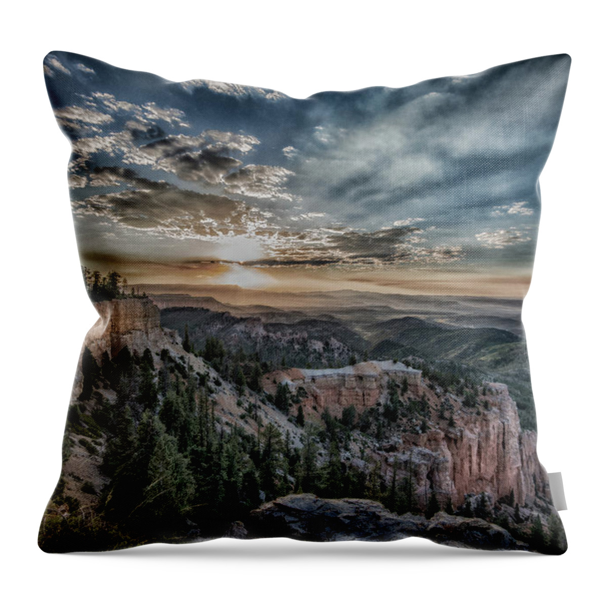 Sunrise Throw Pillow featuring the photograph Rise by Phil Abrams