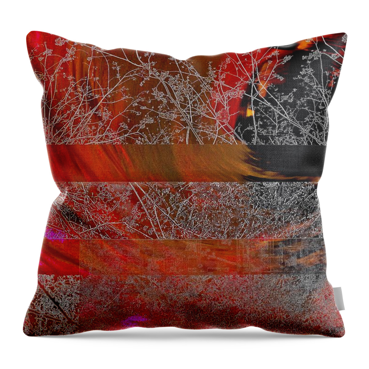 Plant Throw Pillow featuring the photograph River by Andy Rhodes