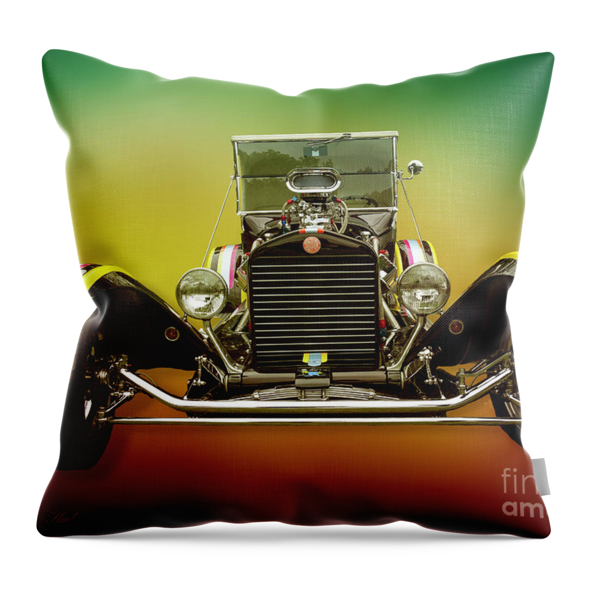Photoshop Throw Pillow featuring the photograph Roadster by Melissa Messick