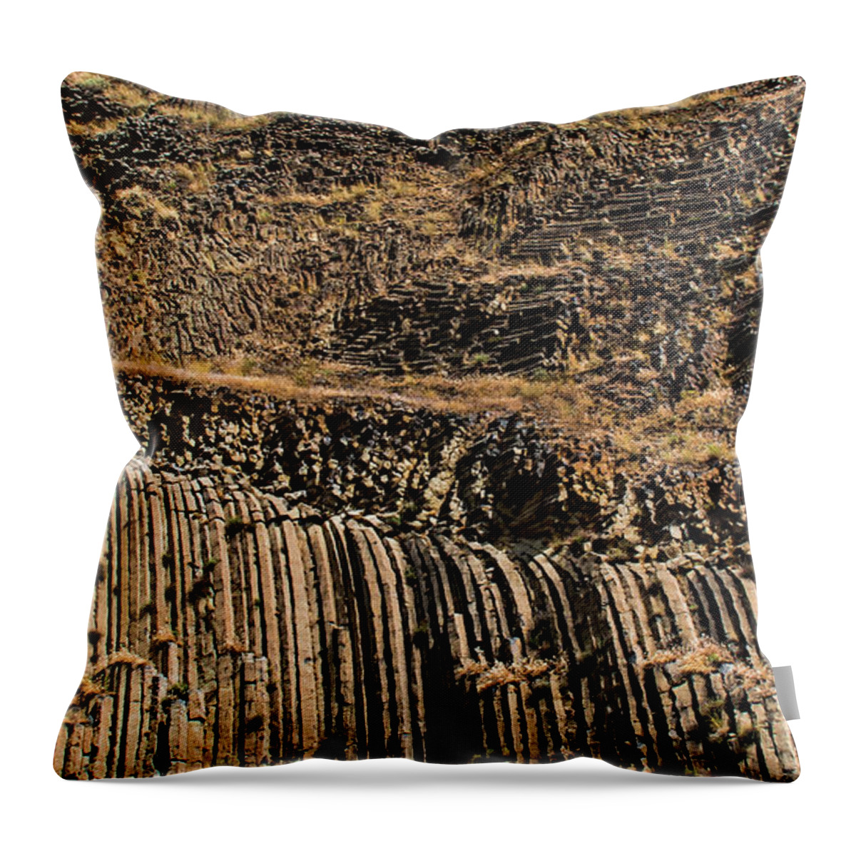 2016 Throw Pillow featuring the photograph Rock Mountain Rock Art by Kaylyn Franks by Kaylyn Franks