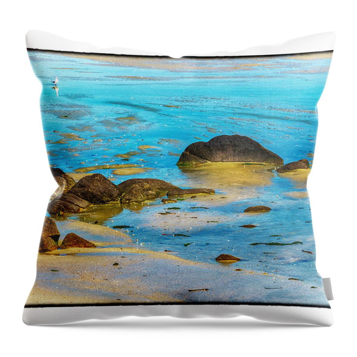 Rocks Throw Pillow featuring the photograph Rocks by R Thomas Berner