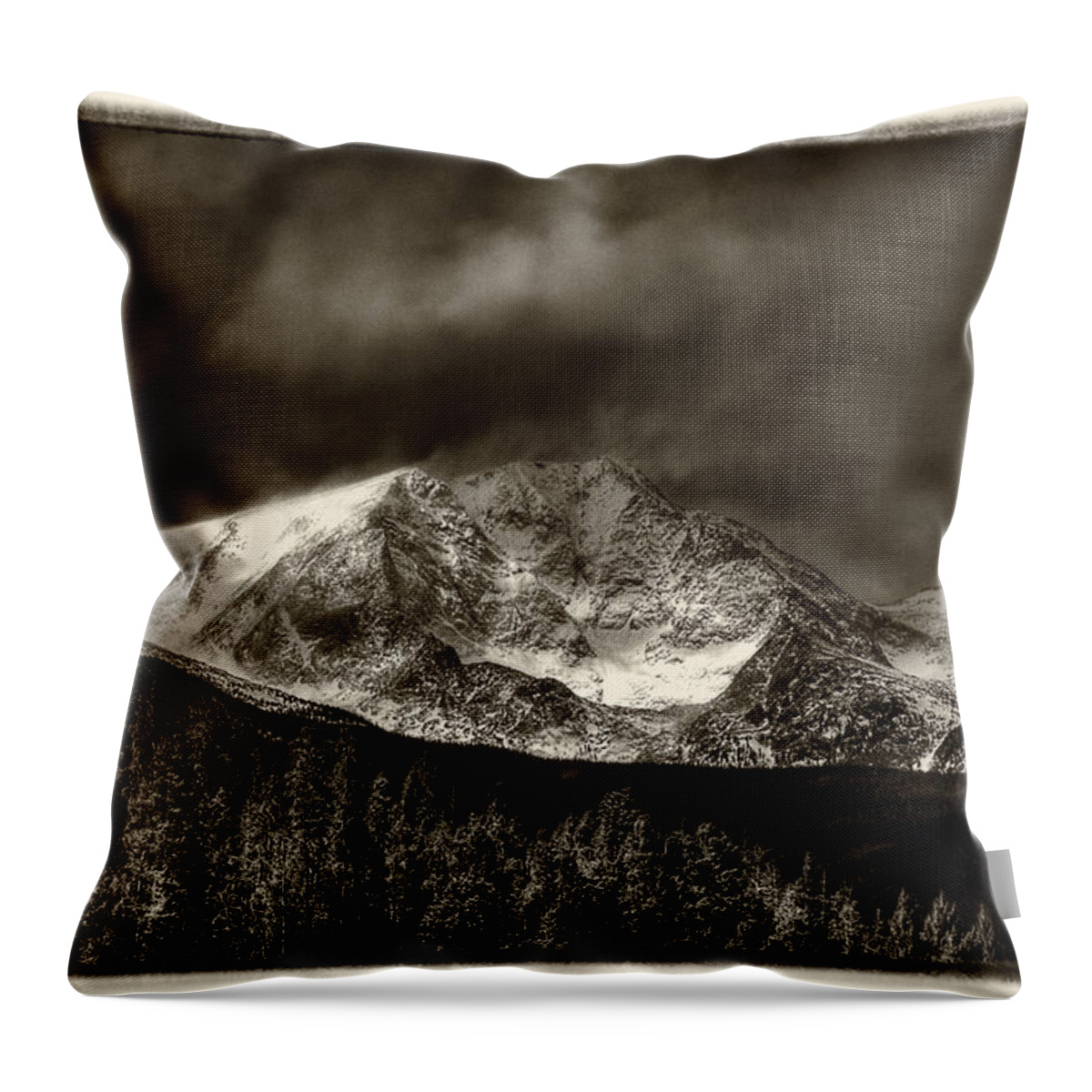 Mountain Throw Pillow featuring the photograph Rocky Mountain National Park by Lawrence Knutsson