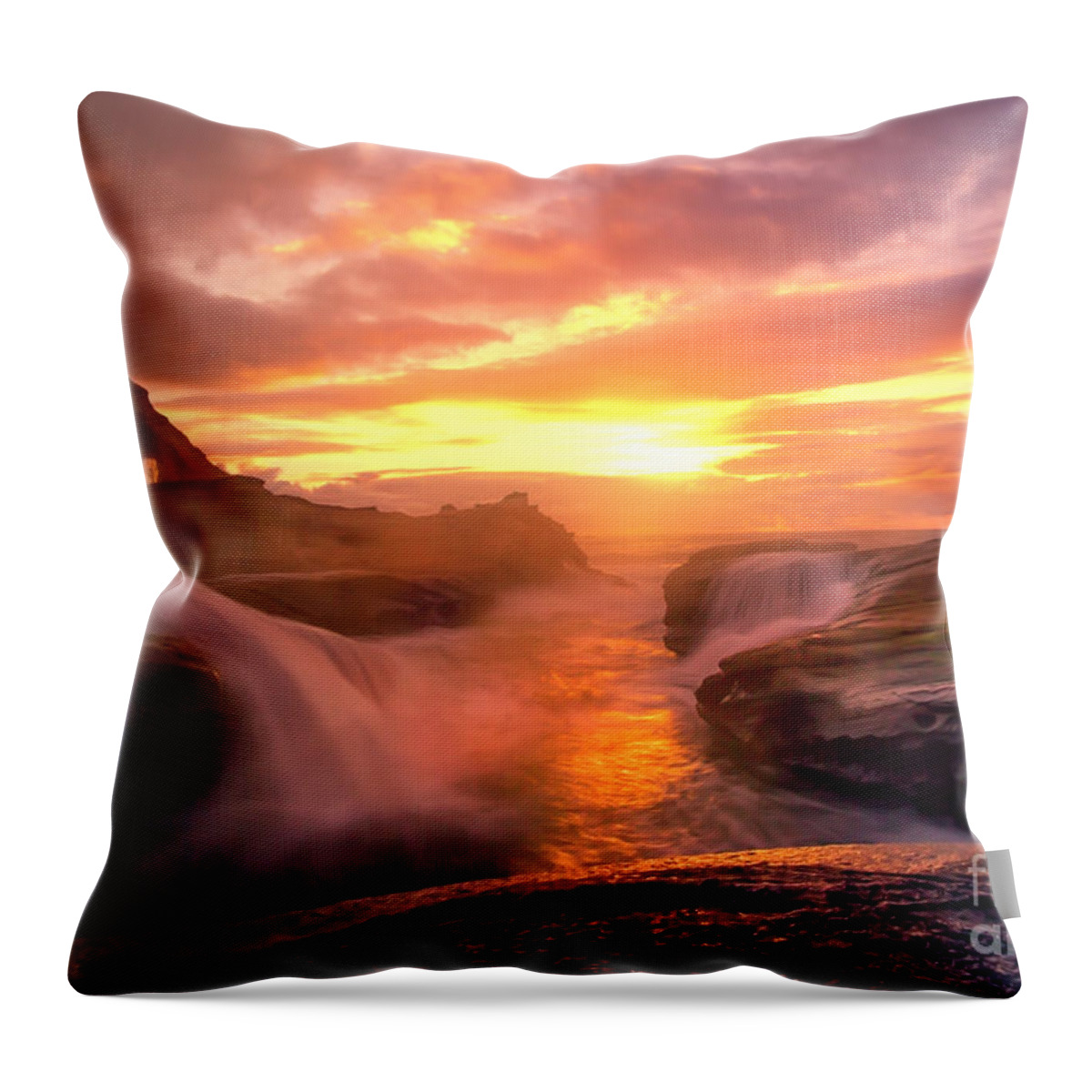  Oregon Throw Pillow featuring the photograph Rocky Oregon Coast 6 by Timothy Hacker