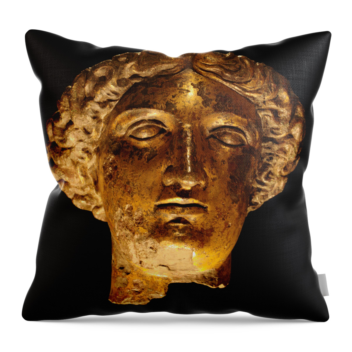 Roman Throw Pillow featuring the photograph Roman Lady by Adrian Wale