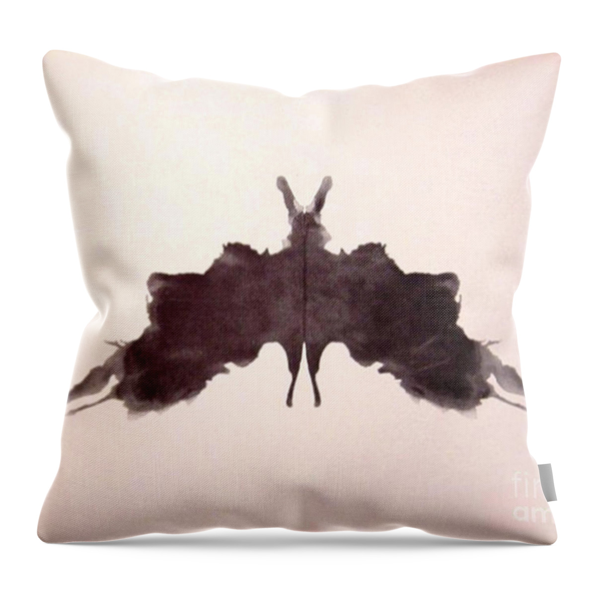 Science Throw Pillow featuring the photograph Rorschach Test Card No. 5 by Science Source