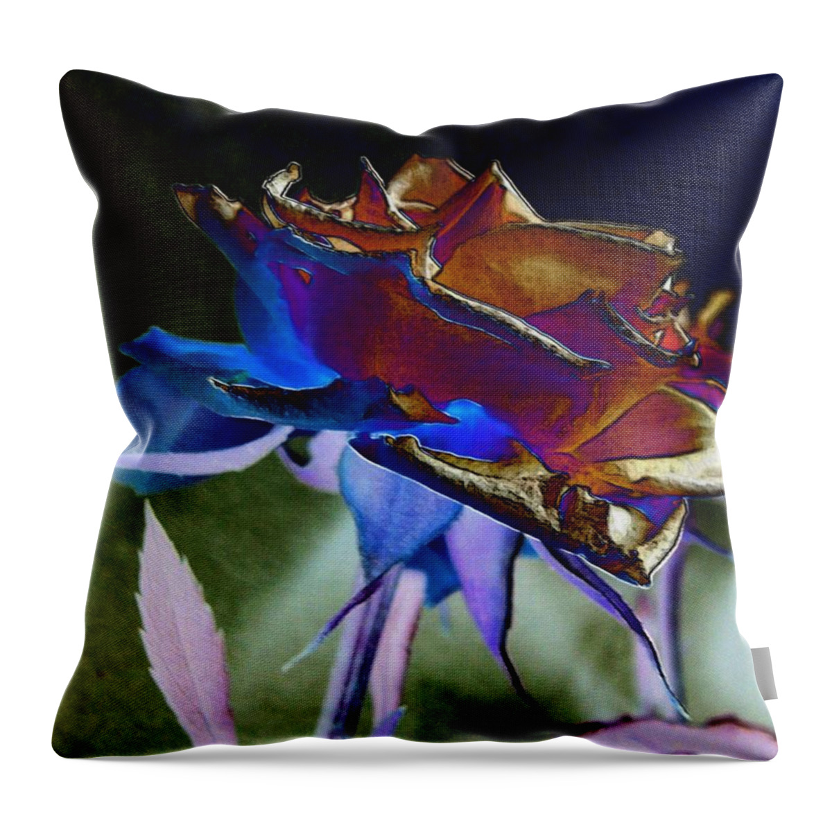 Rose Throw Pillow featuring the photograph Rose by Design by Kae Cheatham