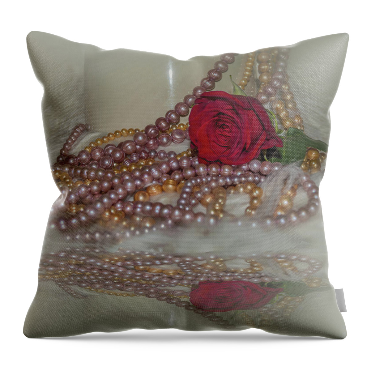 Rose Throw Pillow featuring the photograph Rose by Leticia Latocki