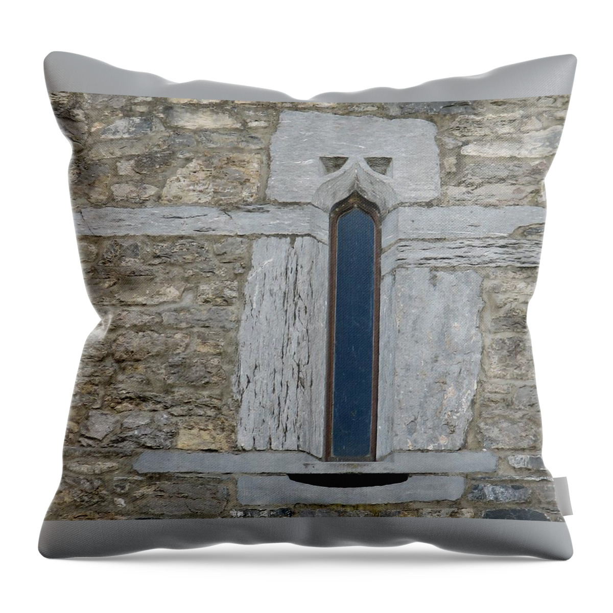 Ross Castle Throw Pillow featuring the photograph Ross Castle by Kelly Mezzapelle