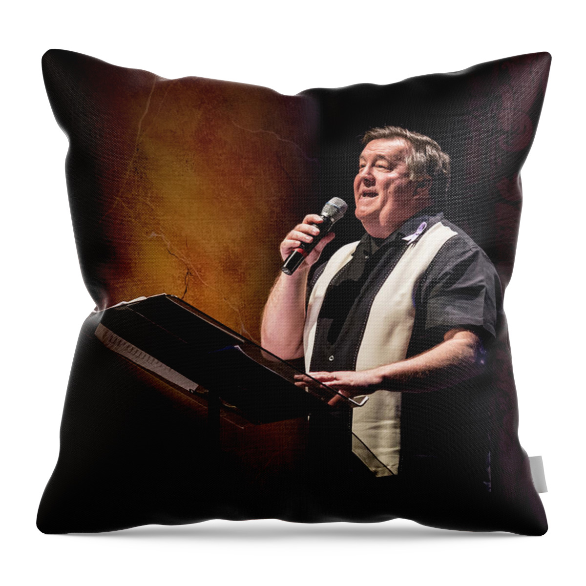 From The Totem Pole High School Production Awards. Throw Pillow featuring the photograph Rowan Joseph by Andy Smetzer