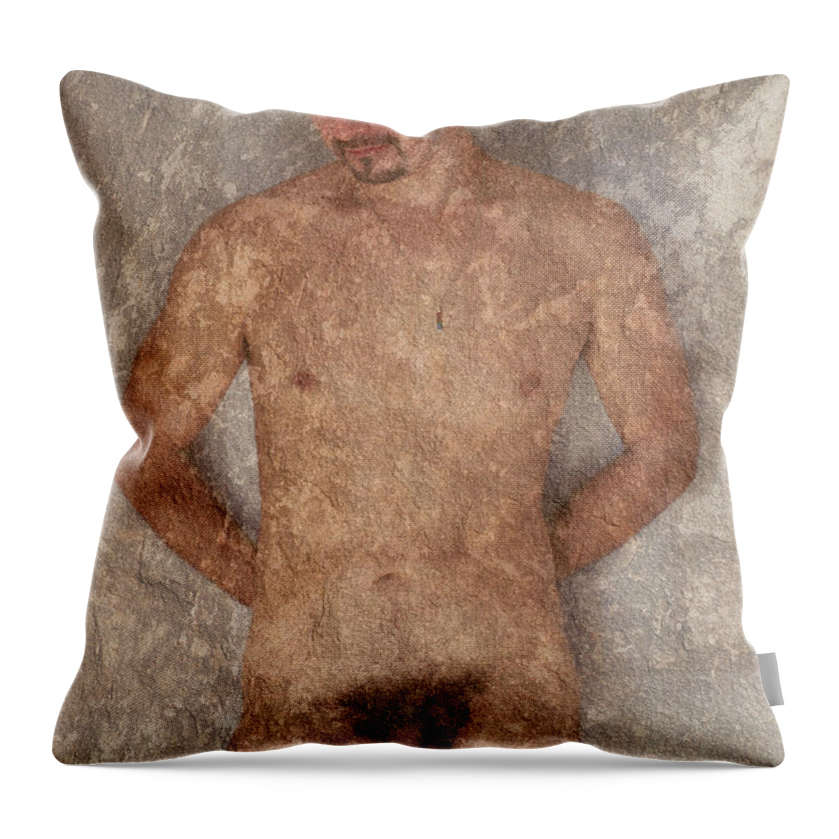 Male Throw Pillow featuring the photograph Rudy G. 2-1 by Andy Shomock