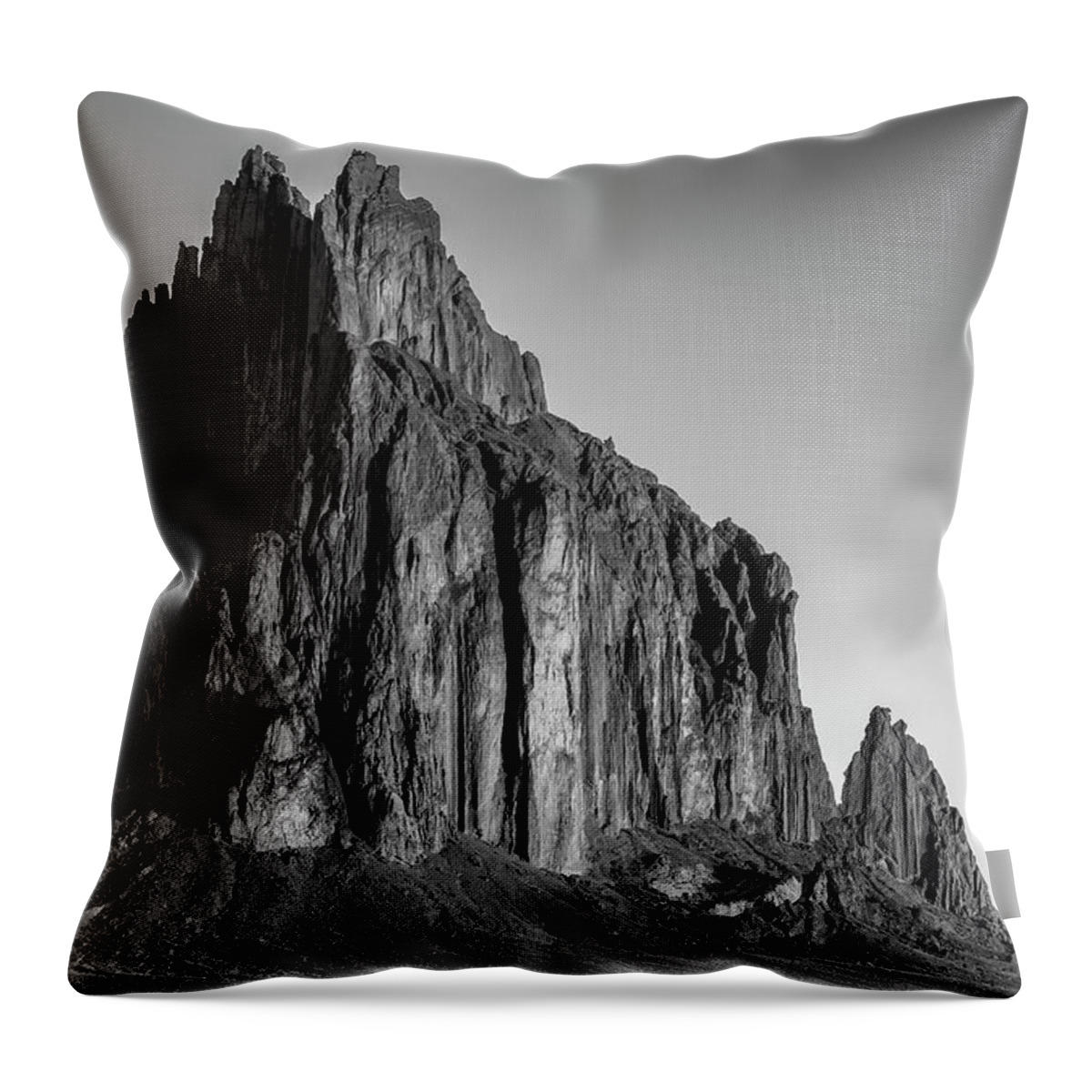 New Mexico Throw Pillow featuring the photograph Sacred Glow II by Jon Glaser