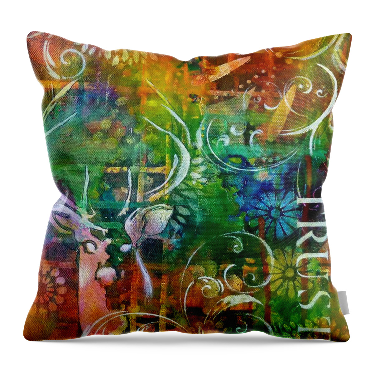 Elk Throw Pillow featuring the photograph Sacred Land by Michele Cleaver