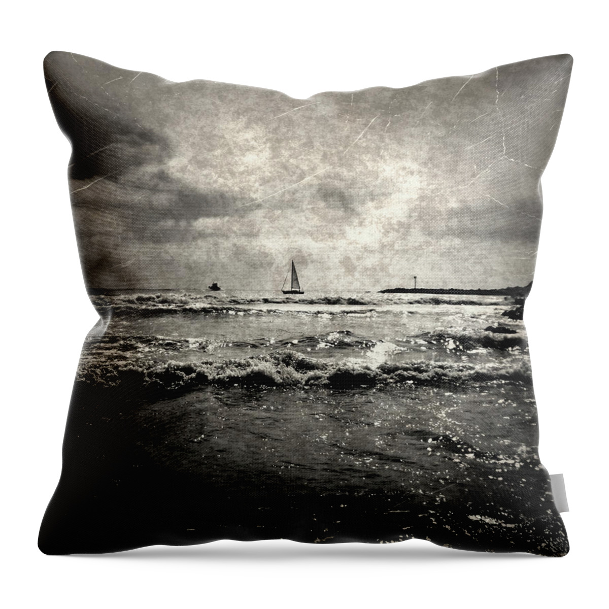Sailing Throw Pillow featuring the photograph Sailing Away by Glenn McCarthy Art and Photography