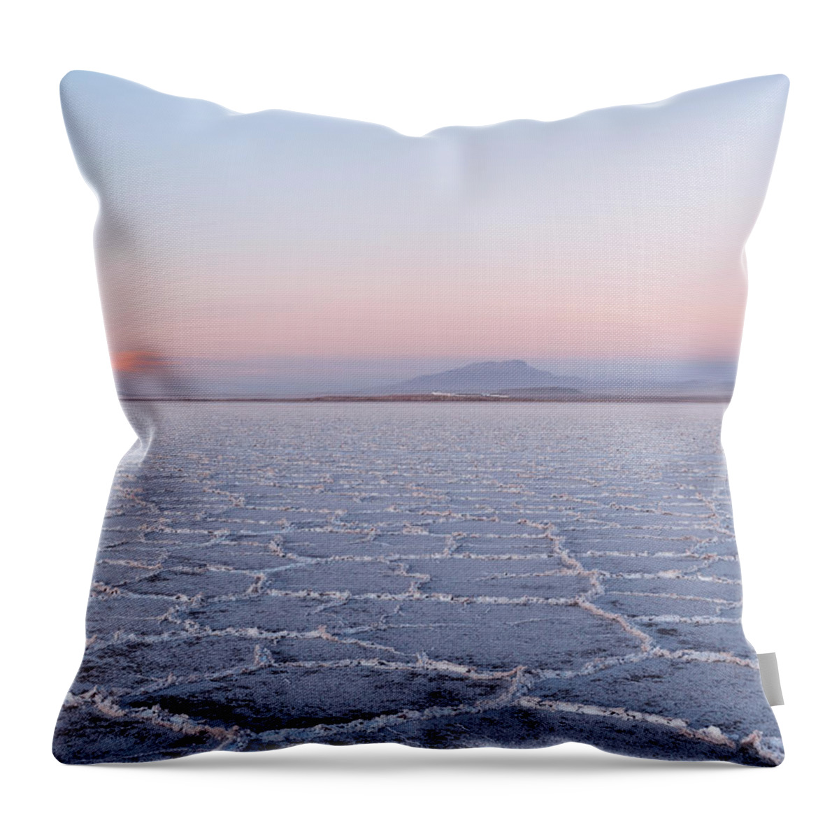 Salar De Uyuni Throw Pillow featuring the photograph Salar de Uyuni No. 3-1 by Sandy Taylor