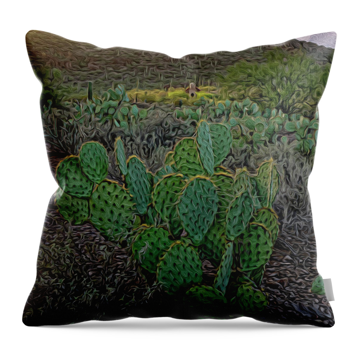 Myhaver Photography Throw Pillow featuring the digital art Sanctuary Cove op4 by Mark Myhaver
