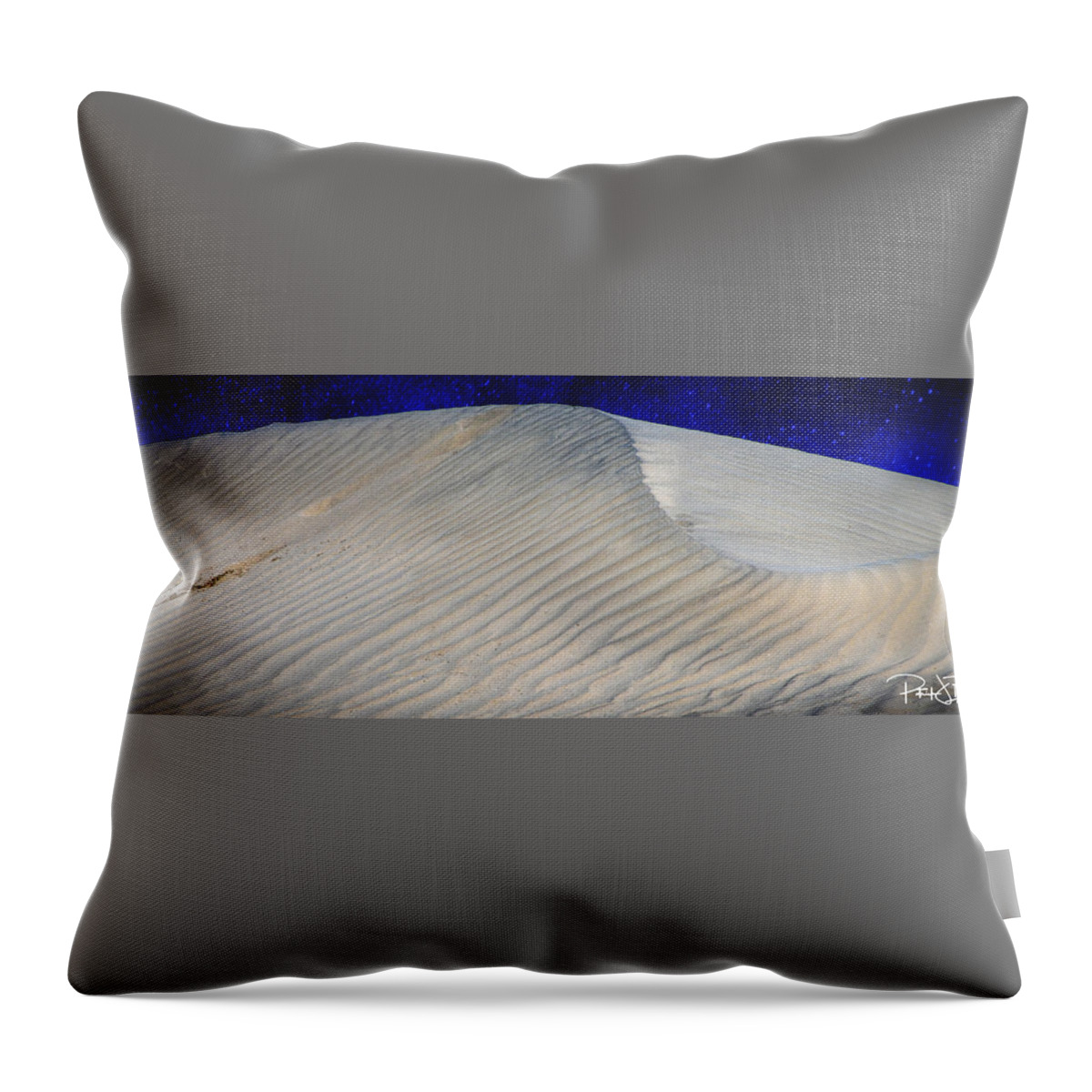 Desert Throw Pillow featuring the photograph Sand Dunes by Patrick Boening