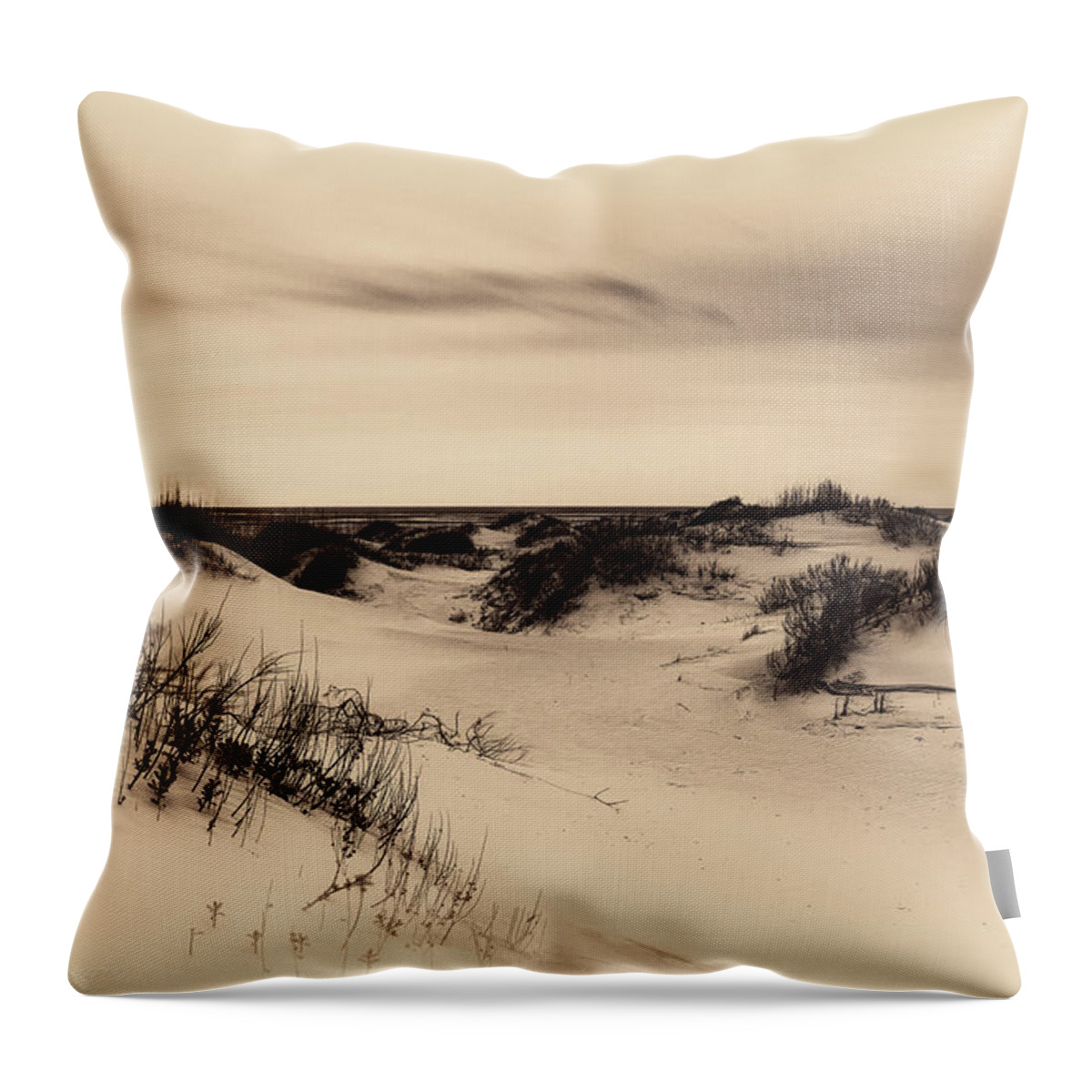 Dunes Throw Pillow featuring the photograph Sands of Time by C Renee Martin