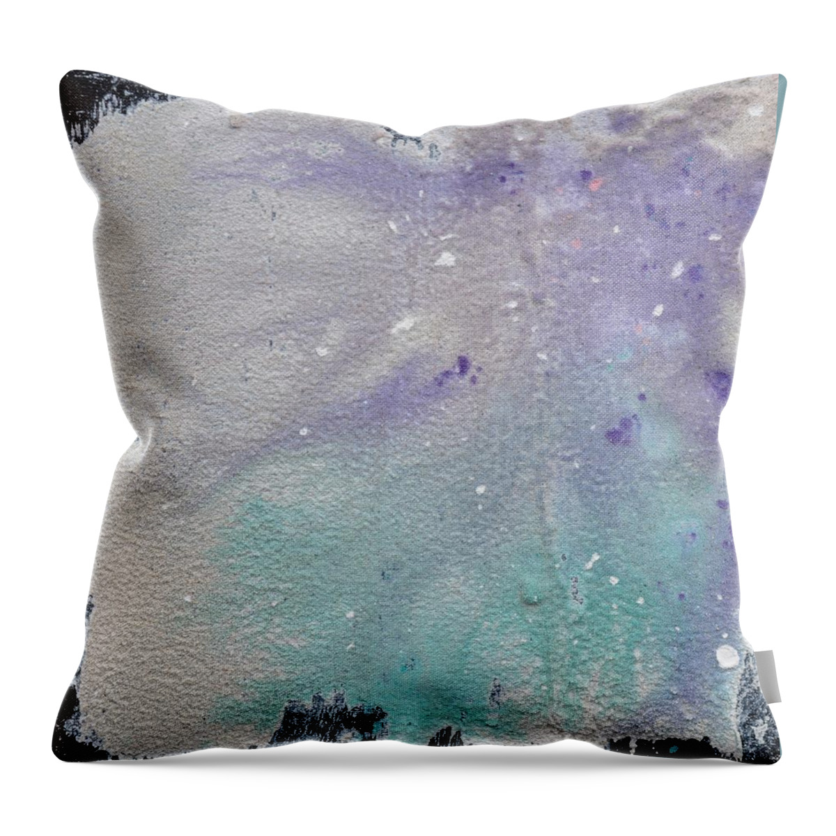 Abstract Throw Pillow featuring the painting SandTile #AM214151 by Eduard Meinema