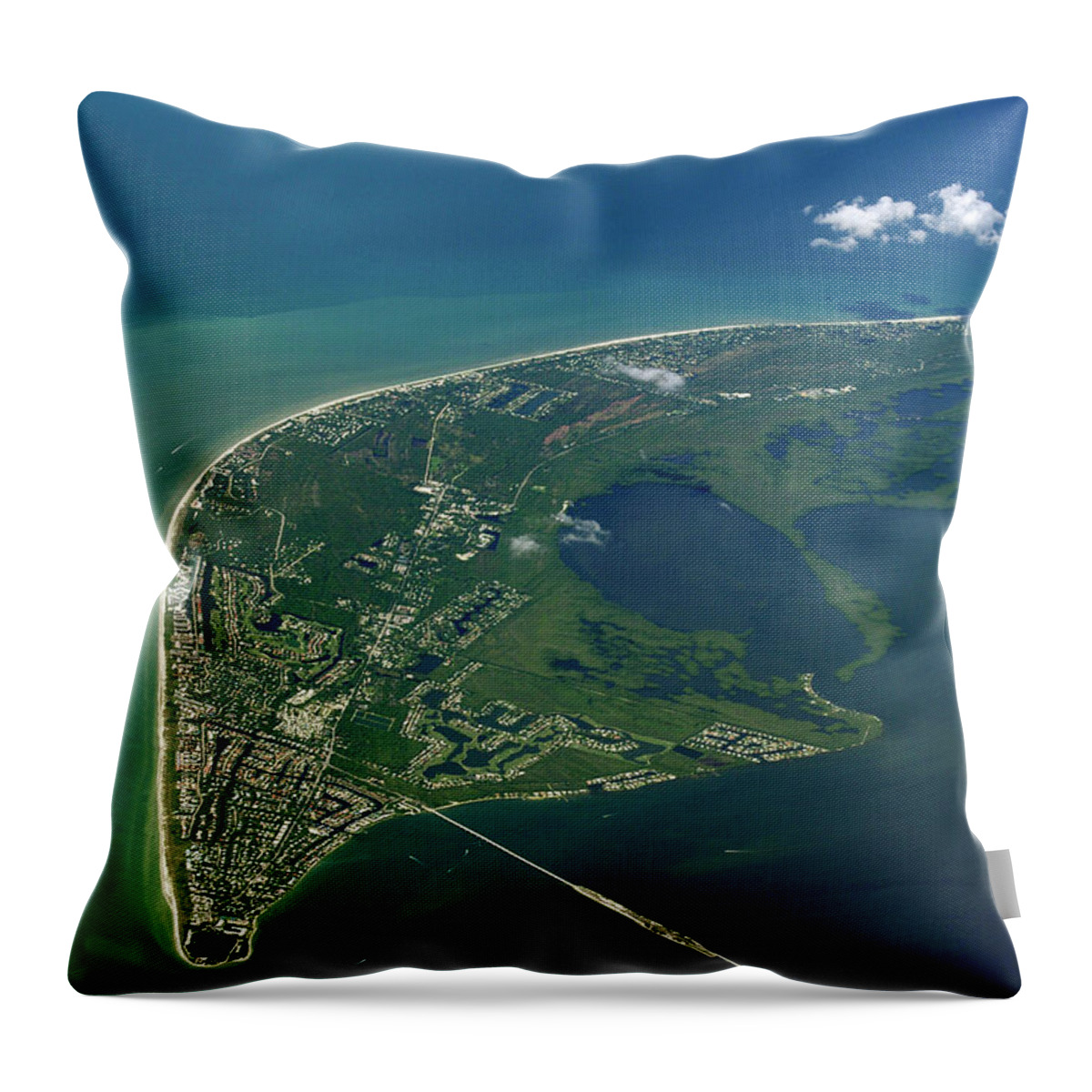 Scenic Tours Throw Pillow featuring the photograph Sanibel Island, Fl by Skip Willits
