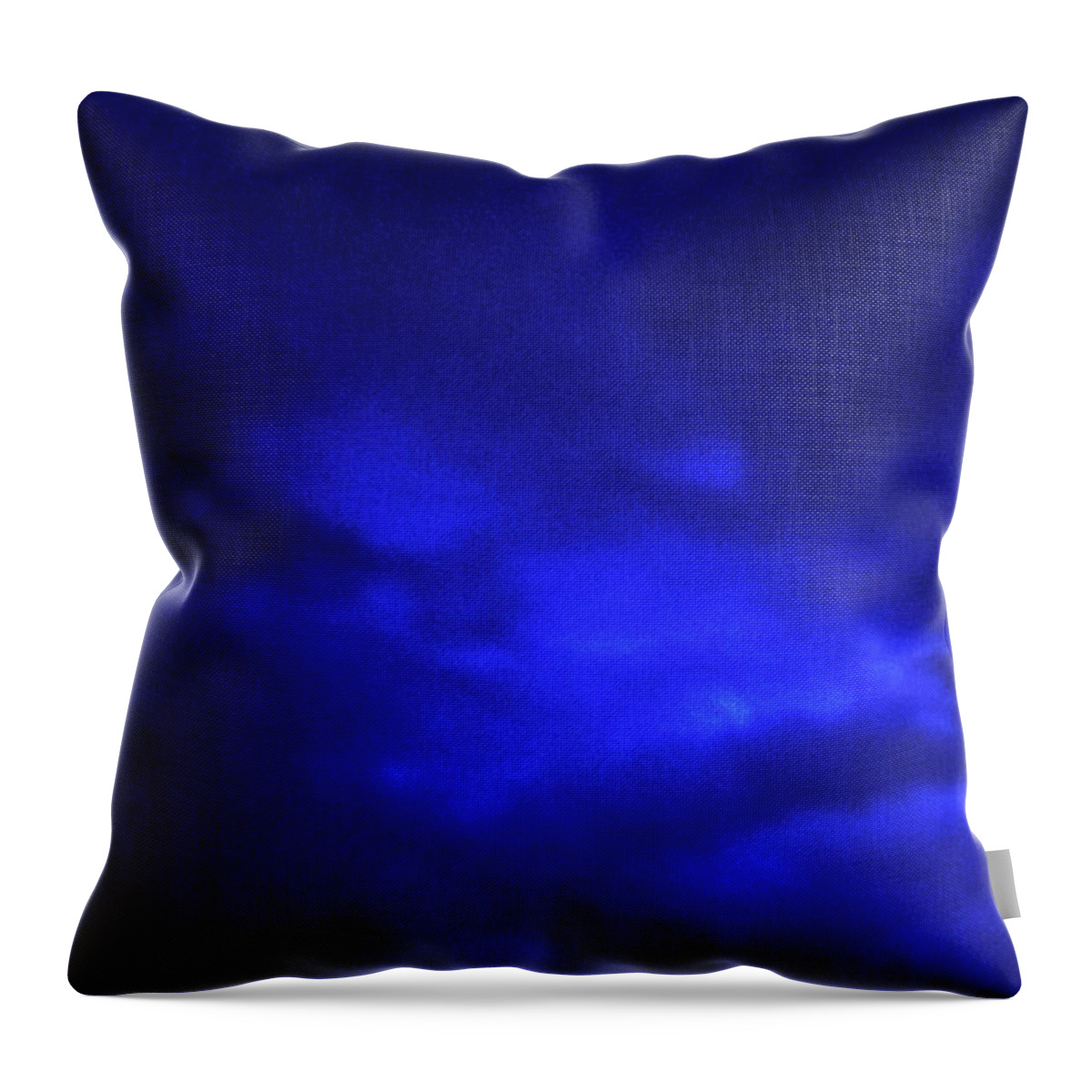 Sky Throw Pillow featuring the photograph Sapphire Sky by Kathy Corday